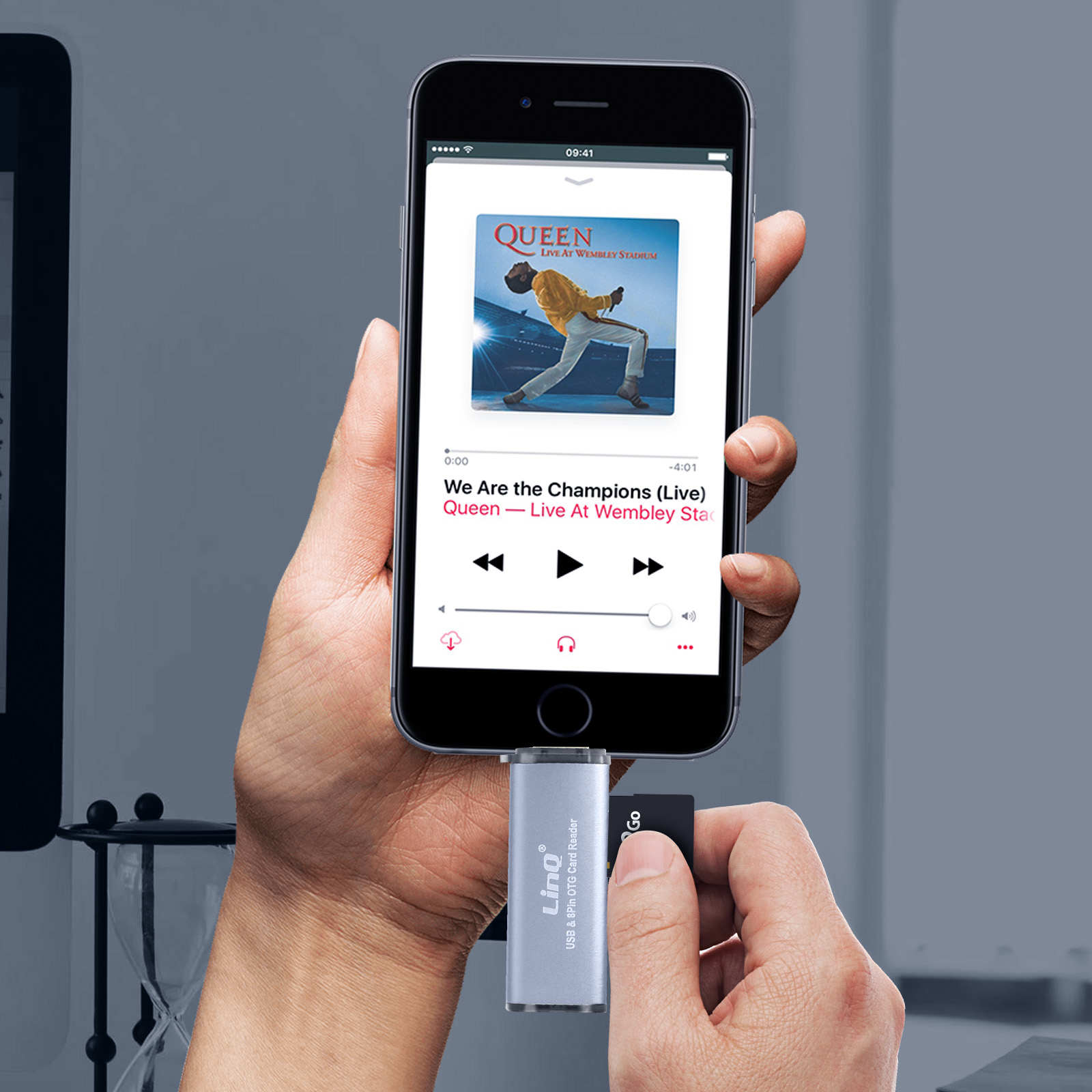 Lettore Di Schede SD 4-in-1 Per IPhone/iPad – Adattatore OTG Con Porta Di Ricarica, USB 3.0, Per Fotocamera E TF - 5