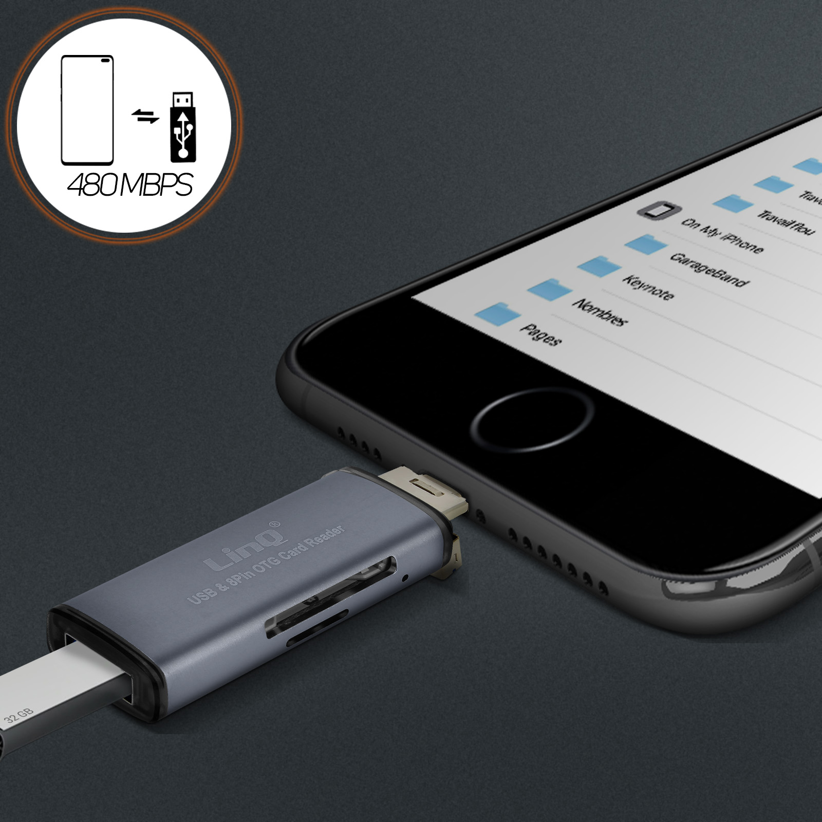 Lettore Di Schede SD Di Memoria Della Fotocamera Compatibile Per Iphone Compatibile Con Lightning Maschio A Usb Femmina Otg Adattatore Micro Tf Power Charging Splitter Cha