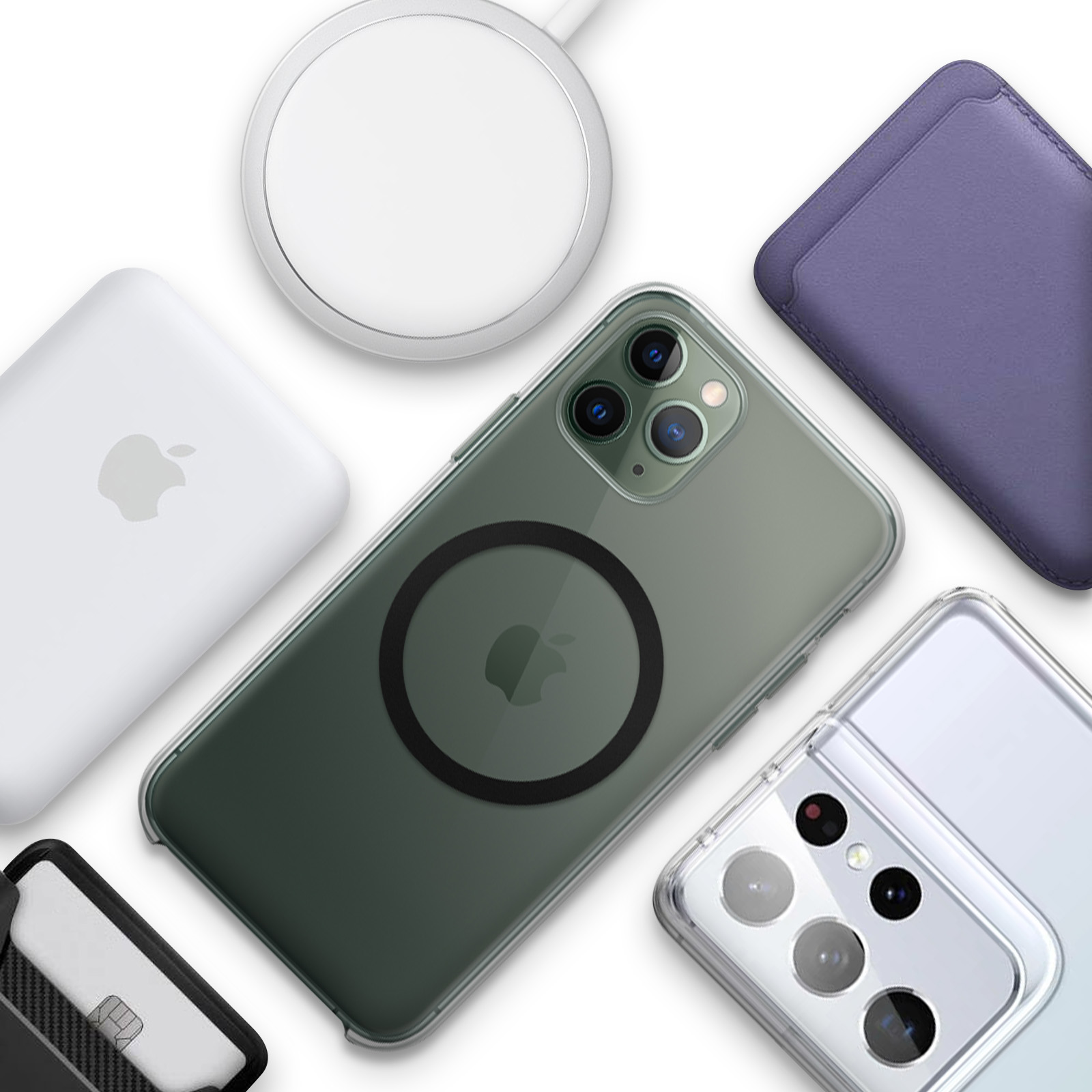 PopSockets PopWallet Con Anello MagSafe – Portafoglio Magnetico Per Telefono Con Presa, Supporto E Spazio Per 3 Carte, Colore Celestial