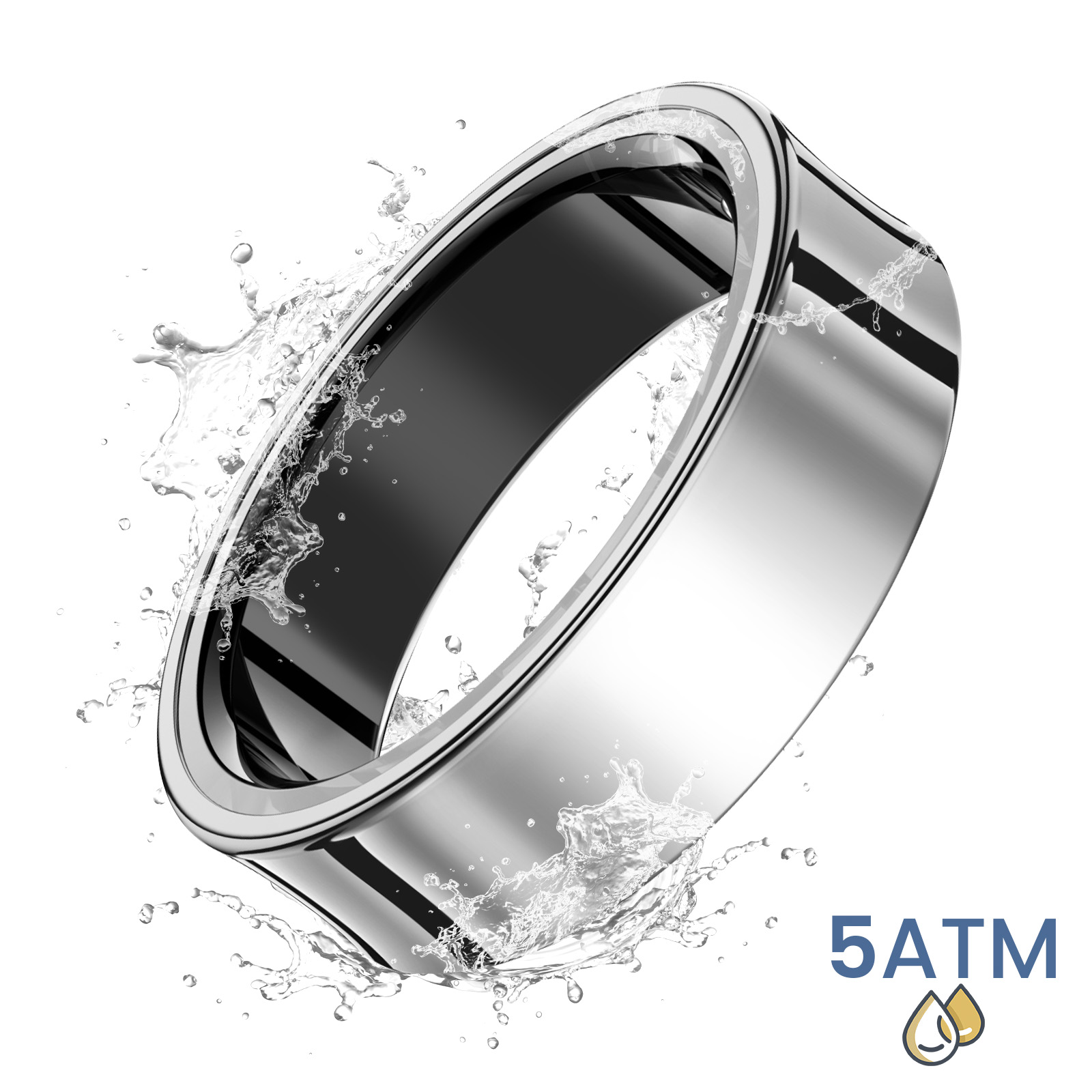 Anello Smart Salute & Sport - Taglia 13 Argento - Italiano - Foto 5