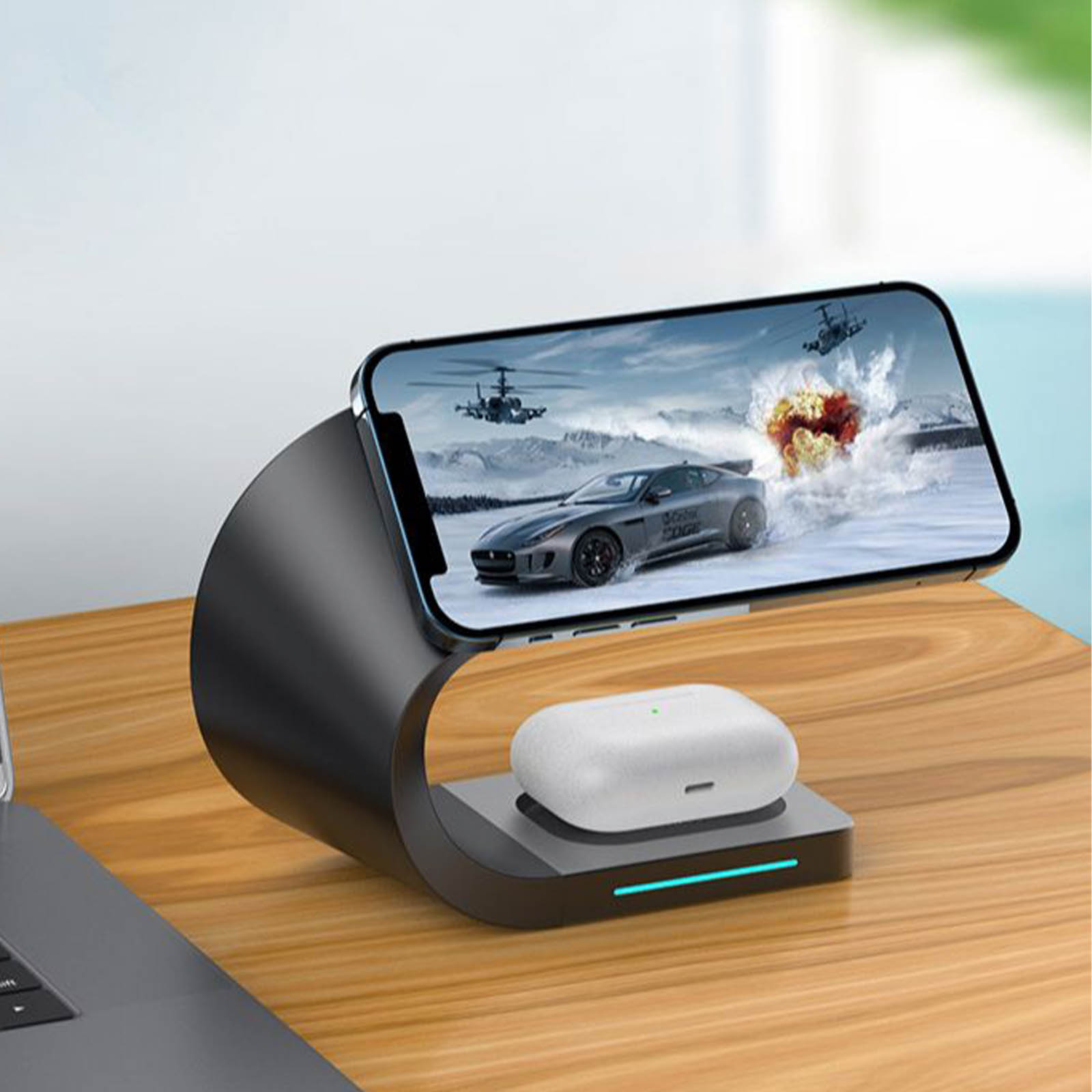 Caricabatterie da viaggio pieghevole 3 in 1 MagSafe per iPhone 14 o iP