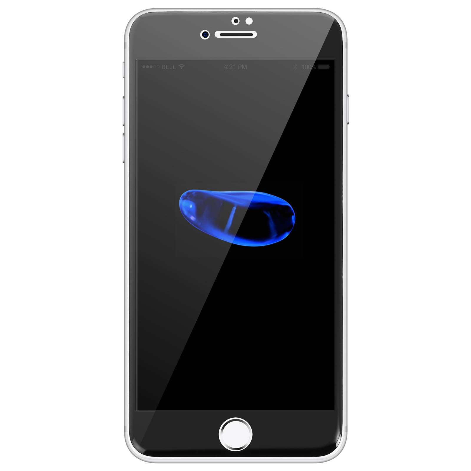 Protection écran En Verre Trempé Pour IPhone 8 - Avec Contour Coloré - Marque Novago - Neuf