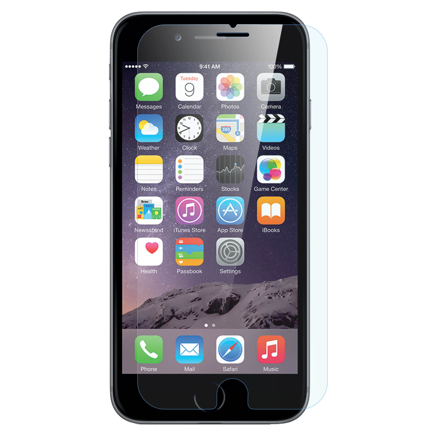 HyperGlass 3D 0.3 - Vetro Temperato Totale per iPhone 6/6S Plus (5.5) - Bianco