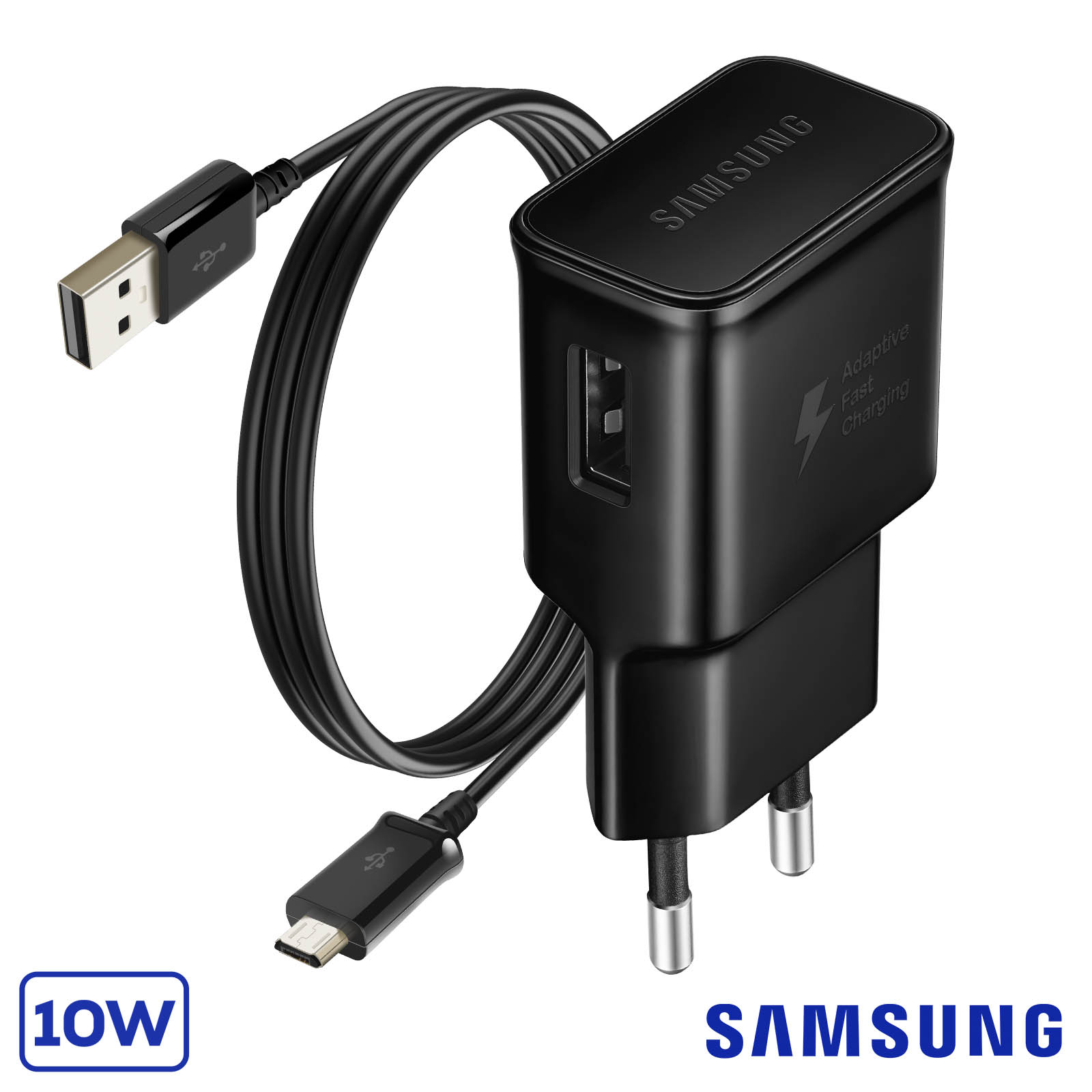 Cavo MicroUSB ODEMobile Caricatore E Sincronizzazione - Nero - Compatibile ASUS, HTC, Blackberry E Tanti Altri