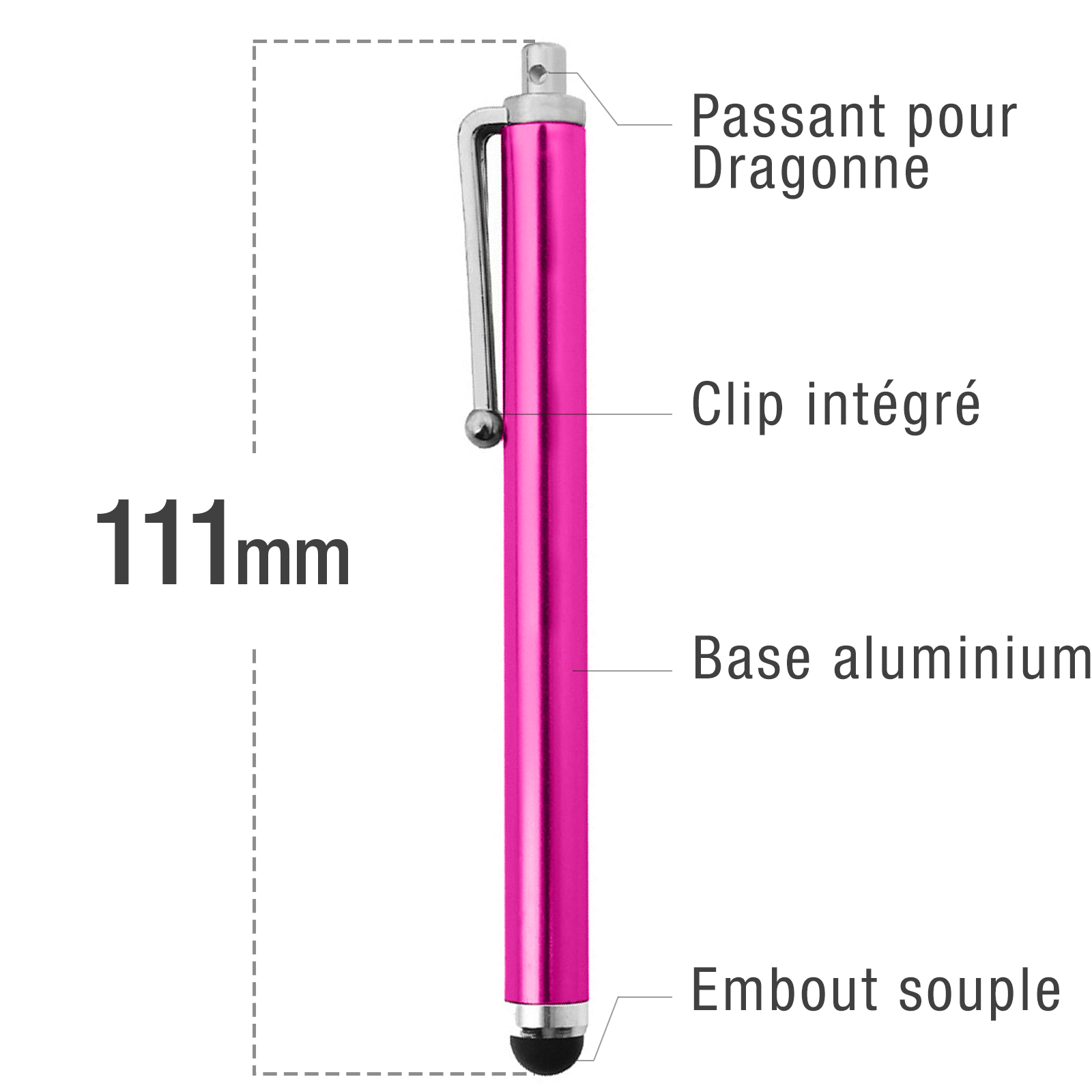 12 Embouts De Recharge Pour Stylet Tactile - Universels, En Silicone, Compatibles Tous Écrans