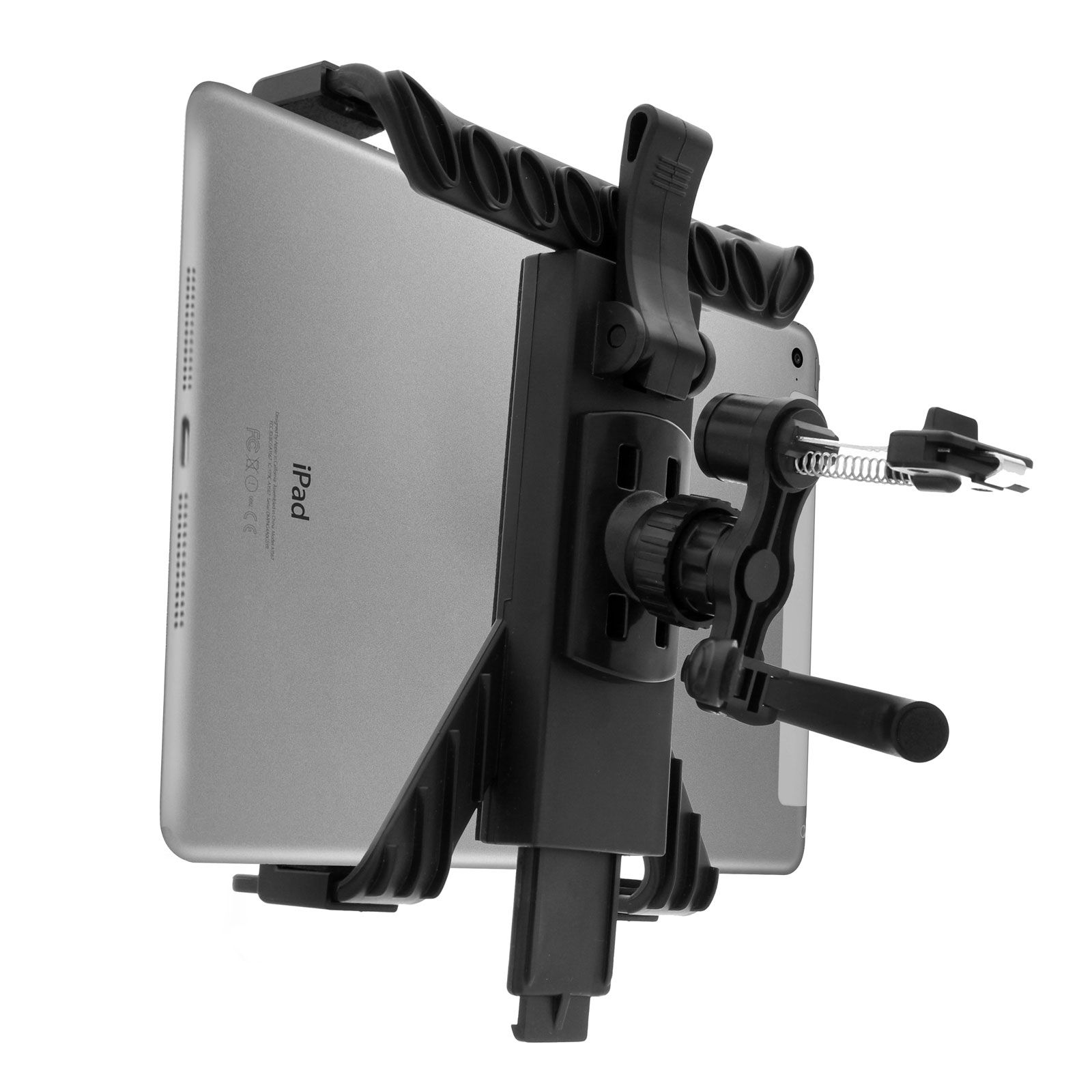 Woleyi Support De Tablette Pour Grille D'aération De Voiture Ou Camion [clip De Mise à Niveau Qui Ne Secoue Jamais] Pour IPad Mini Air Pro, Galaxy Tab, Kindle, Fire, IPhone 16 Pro