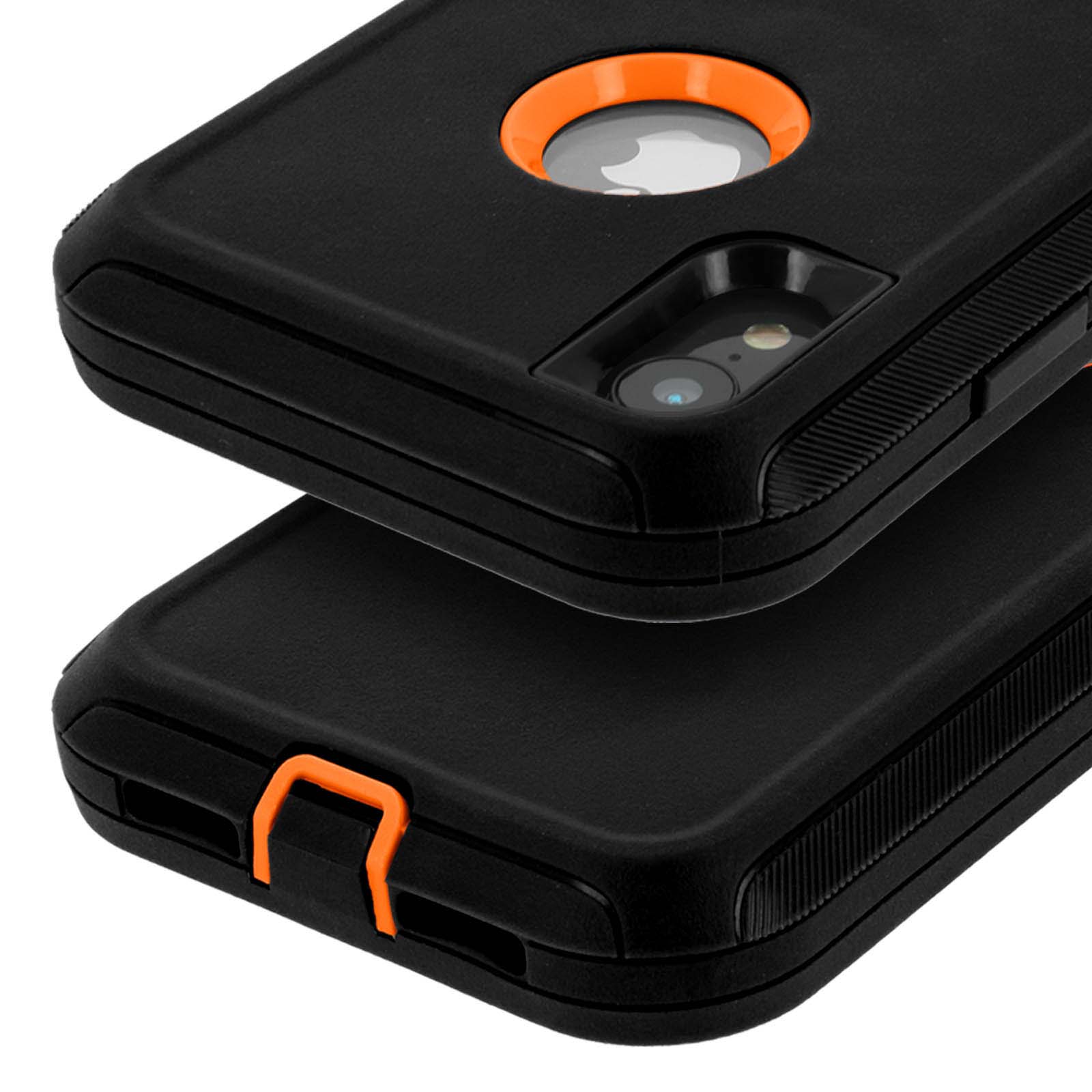 OWKEY Coque pour iPhone XR, Antichoc Housse avec Protection D'écran Intégré, 360 Degrés Full