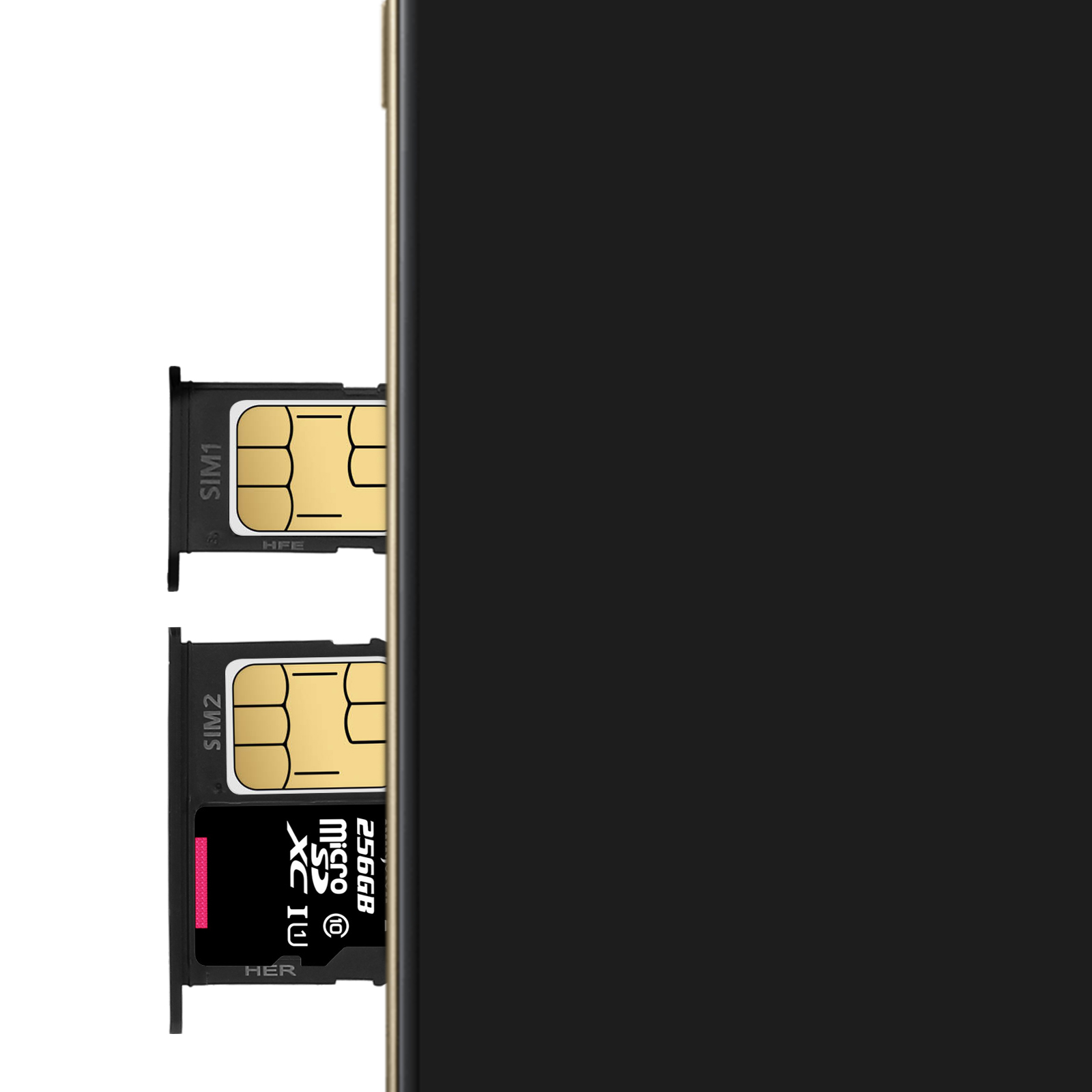 Tiroir Porte-Carte SIM Et SD Pour Samsung Galaxy A6 2018 – Compatible Et Pratique