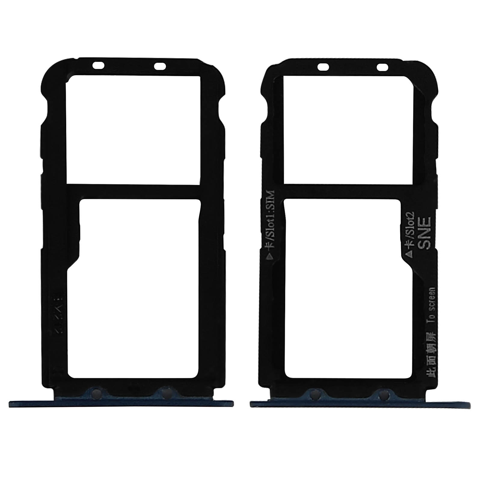 Tiroir Carte SIM Pour Huawei Nova 5T - Remplacement D'origine Avec Outil D'éjection - Bleu
