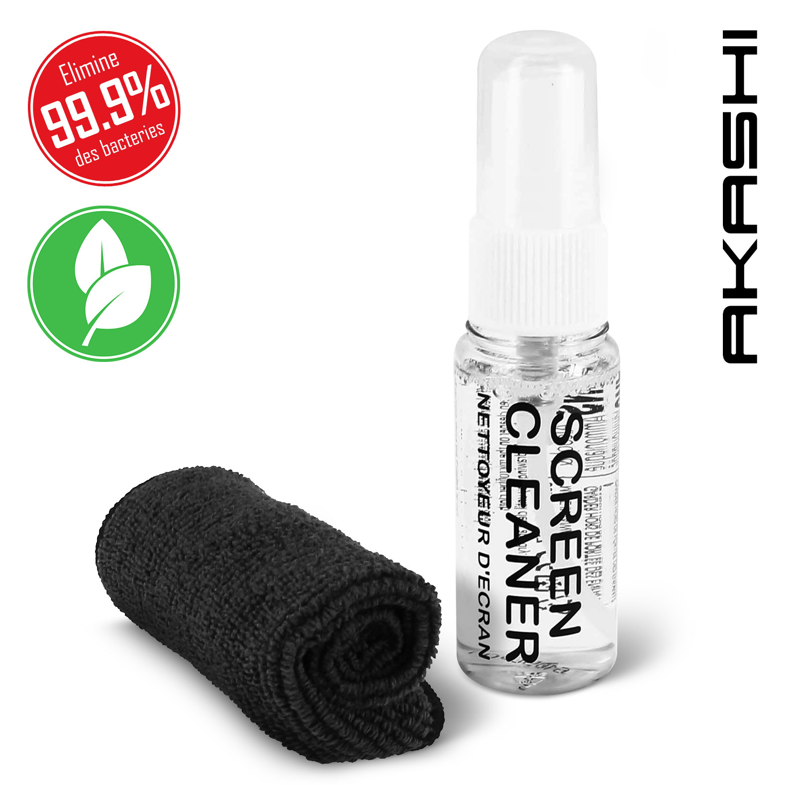 Nettoyant Pour écran STIKKI Pixel Shine Avec Chiffon Microfibre - Pour écrans LCD, LED, TV, Tablettes, Lunettes