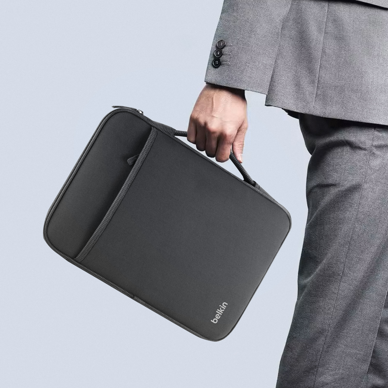 Sacoche Ordinateur Portable 13'' Belkin Multi-compartiments Noir