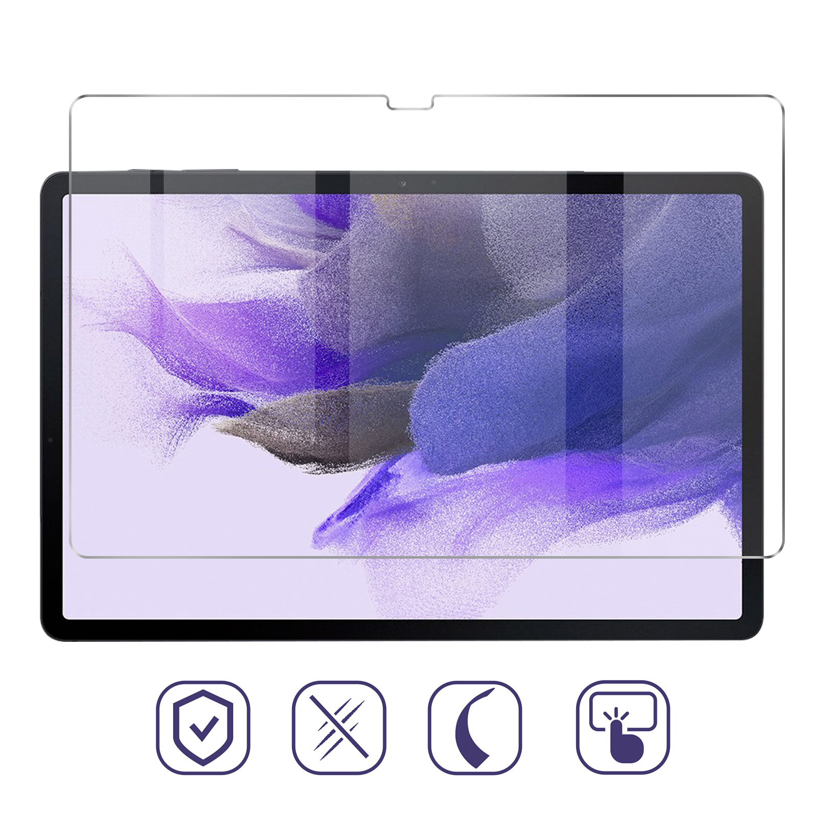 Karylax Vetro Protettivo Flessibile 9H Per Tablet QiLive Q9T7IN4G 7'' – 0,2mm