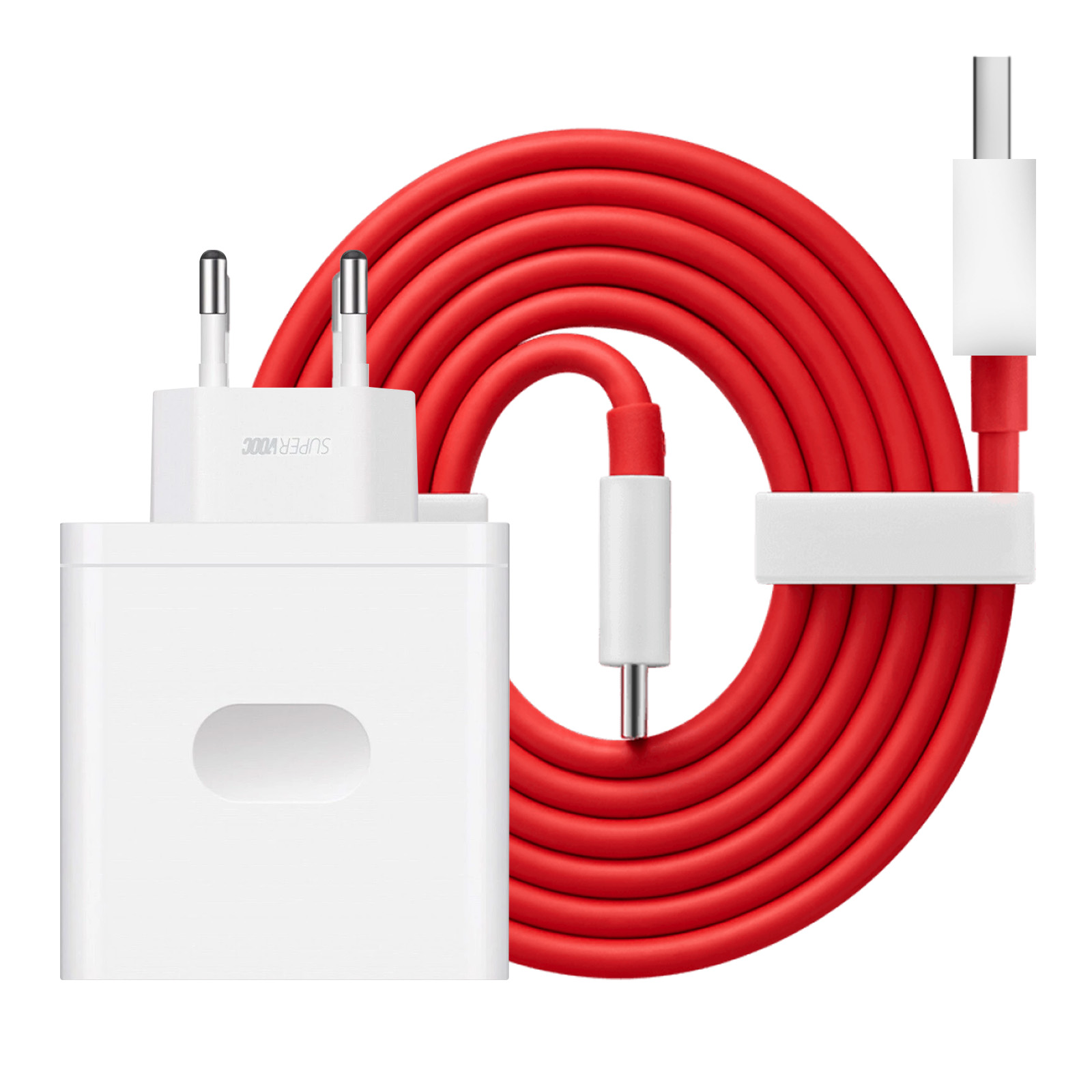 100W Caricatore Rapido con 8A Cavo USB C 1M per OnePlus Nord 4 3 5G 11 12 12R 11 9 Pro, Caricatore Ricarica rapida con Cavo USB Type C per OPPO Reno10
