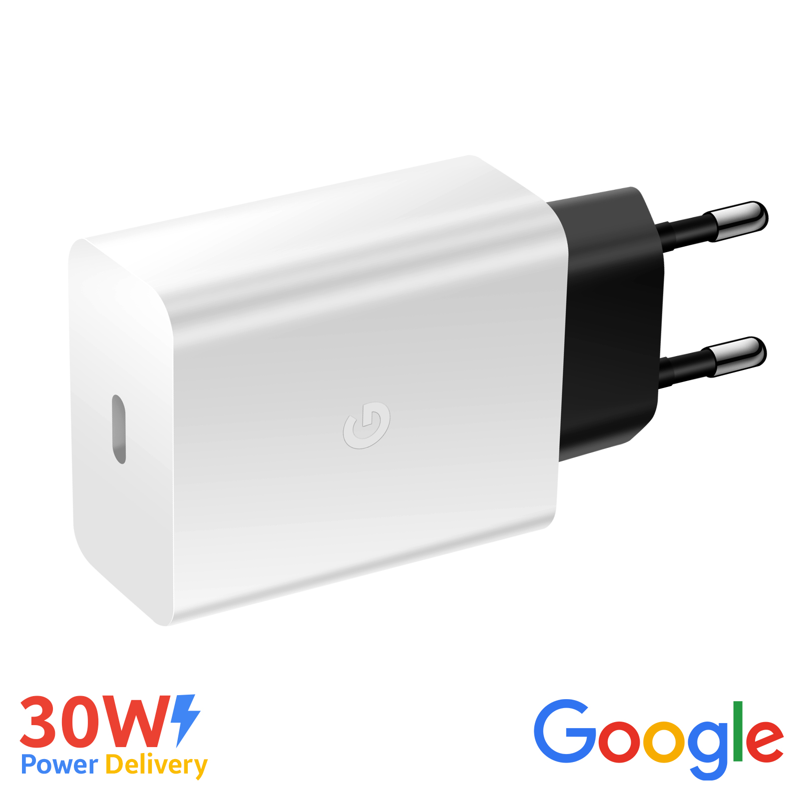Cargador Rápido Google 30W Original para Pixel | Pack con Cable USB-C