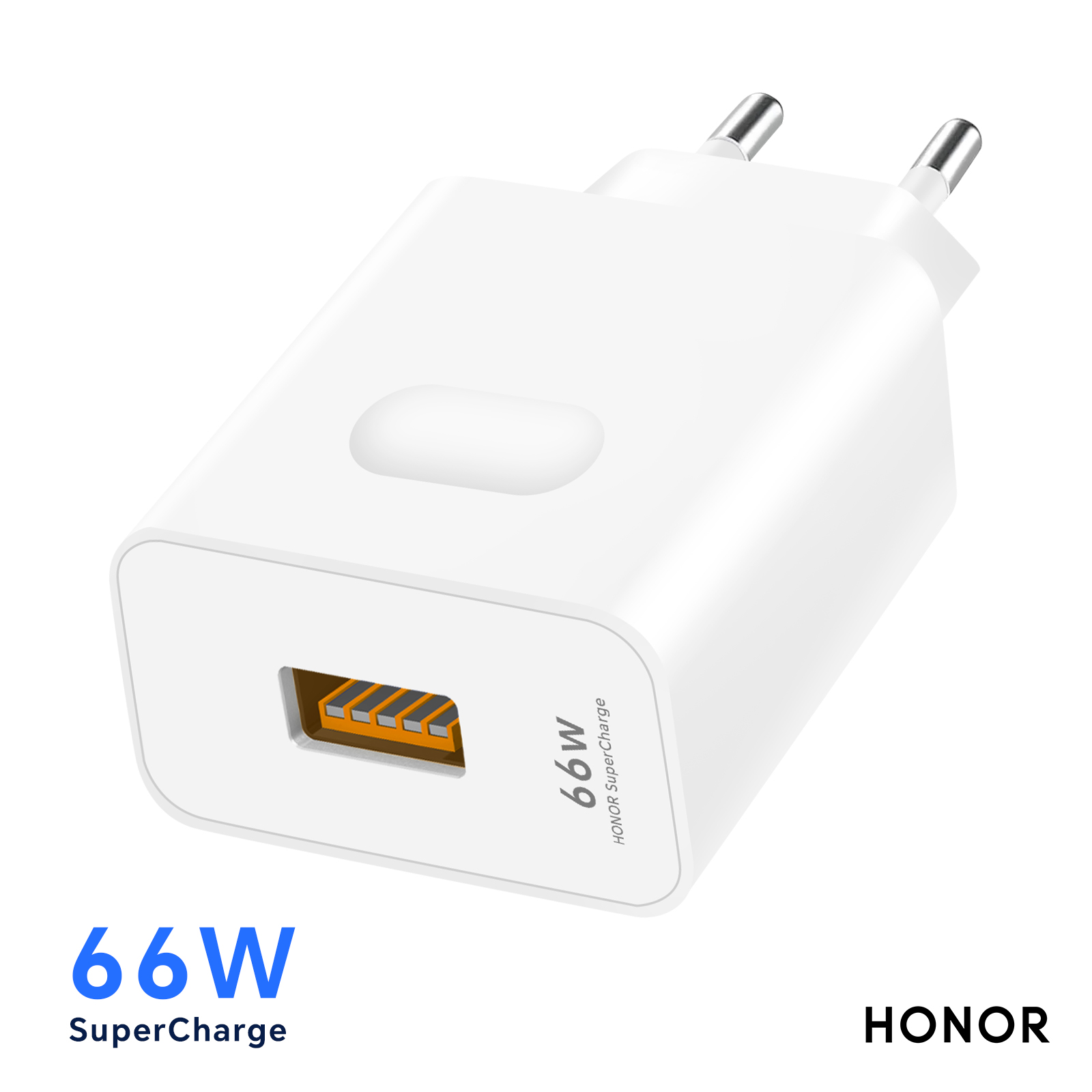 Pack Chargeur Mural Rapide 5V + Câble USB-C 1m Blanc Pour Honor 200 Pro Et Autres Mobiles Type C