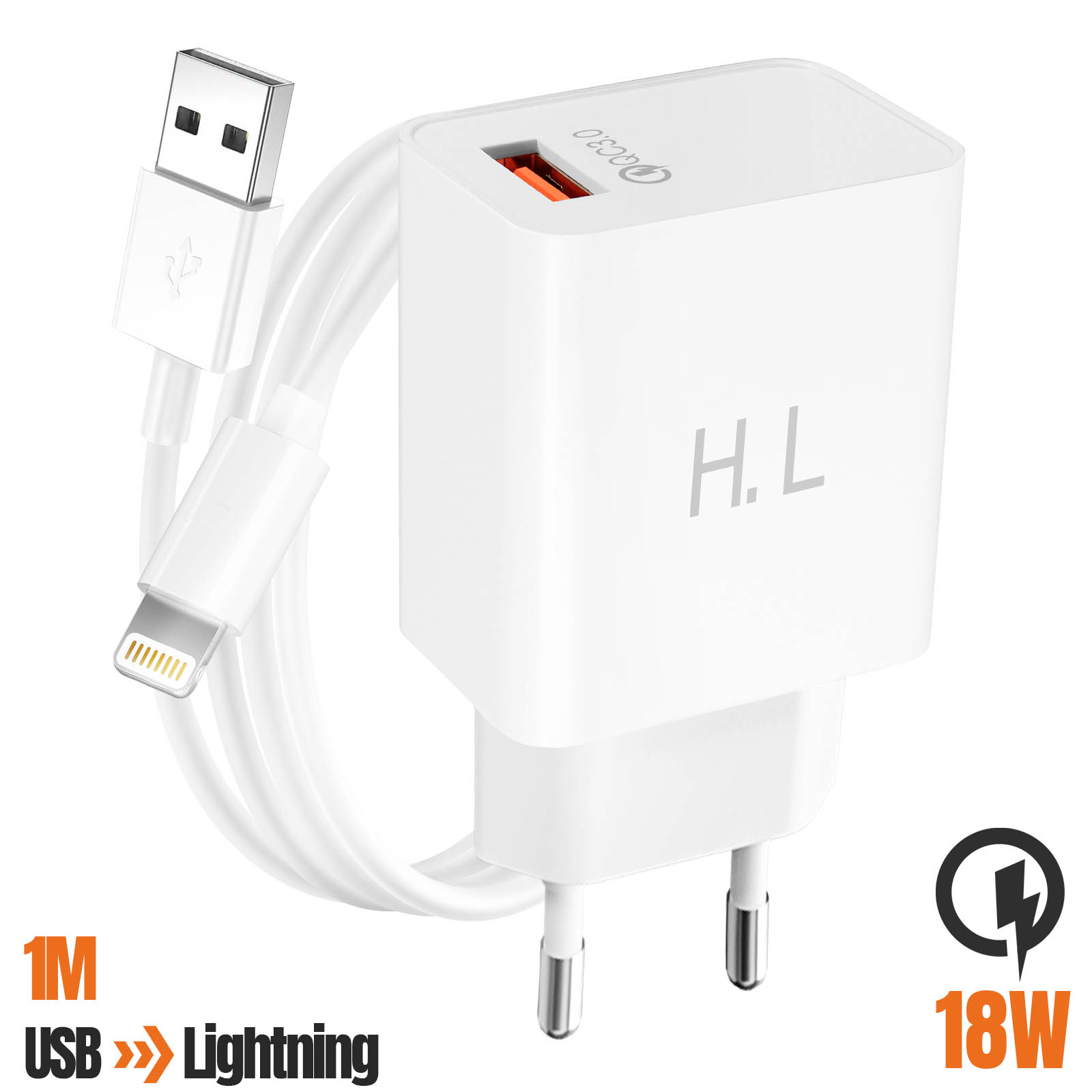 Acheter Chargeur rapide 20W pour iPhone 14, prise AU/EU/US/UK, fil de chargeur pour iPhone 12, iPad USB-C, iphone 13