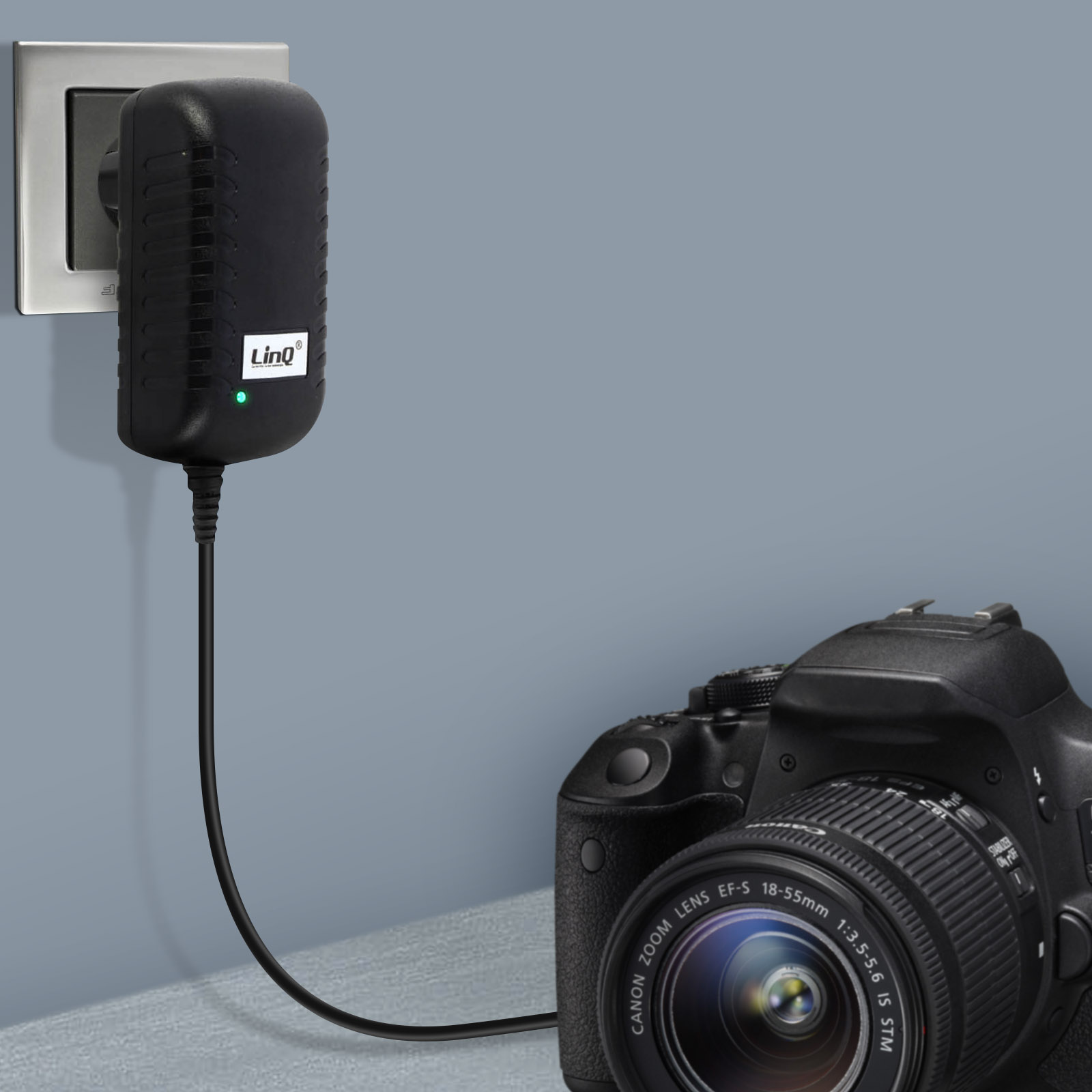 Chargeur Universel Secteur LinQ T-129 30W 3-12V Avec 6 Embouts Et Port USB