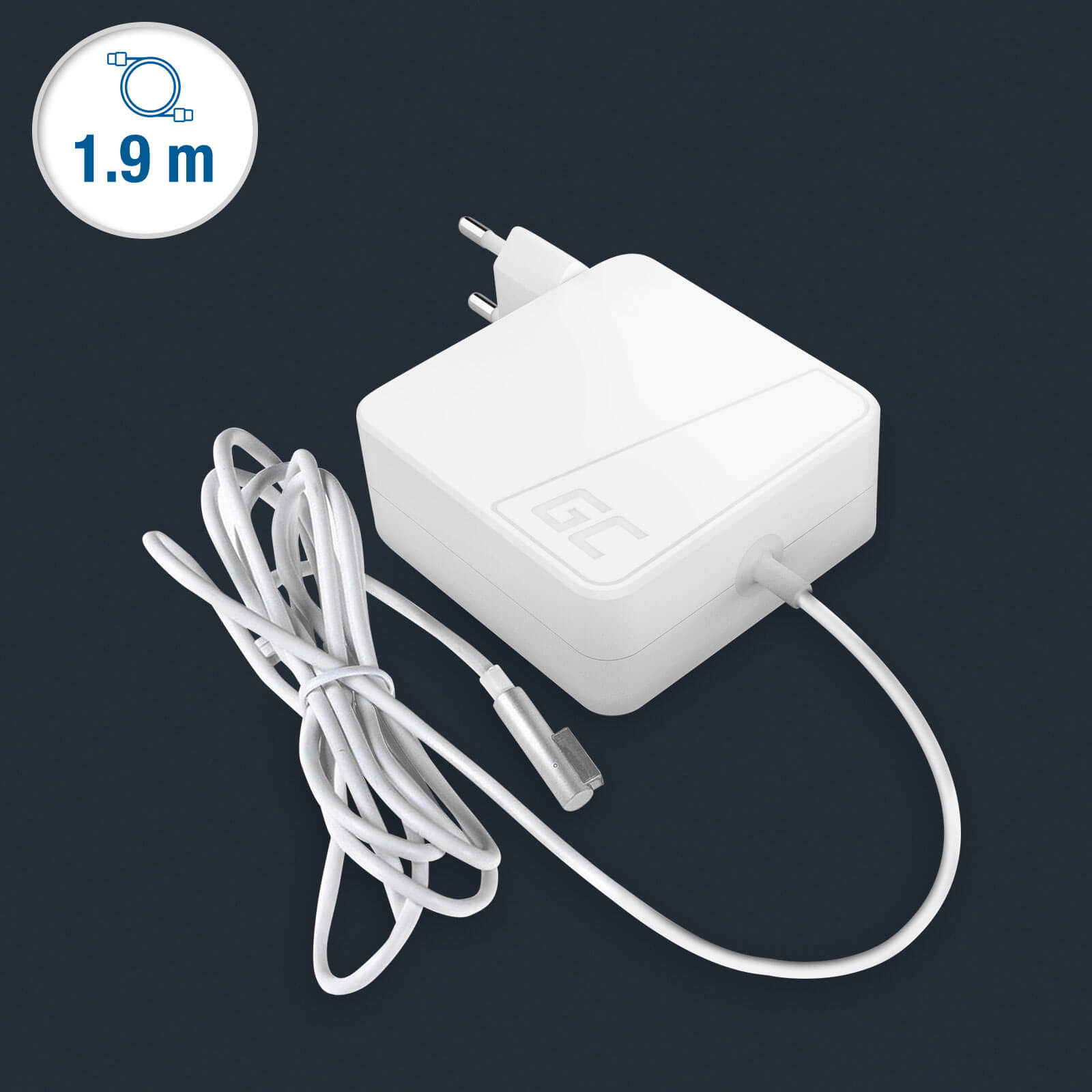 Chargeur Magsafe 1 60W Compatible MacBook - Blanc - Neuf - Garantie 1 An