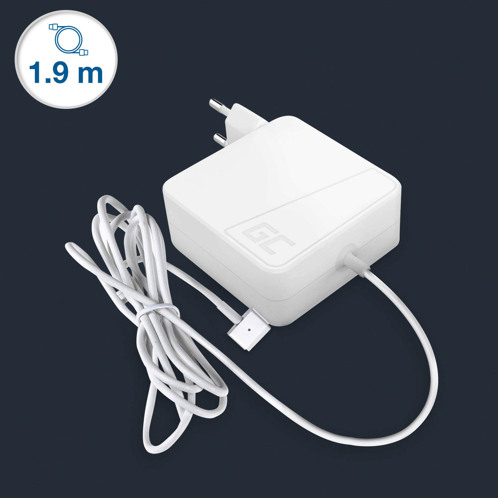 Chargeur MacBook Air 45W MagSafe 2 - Compatible Modèles 2012 à 2017 - Embout En T Magnétique - LED De Charge