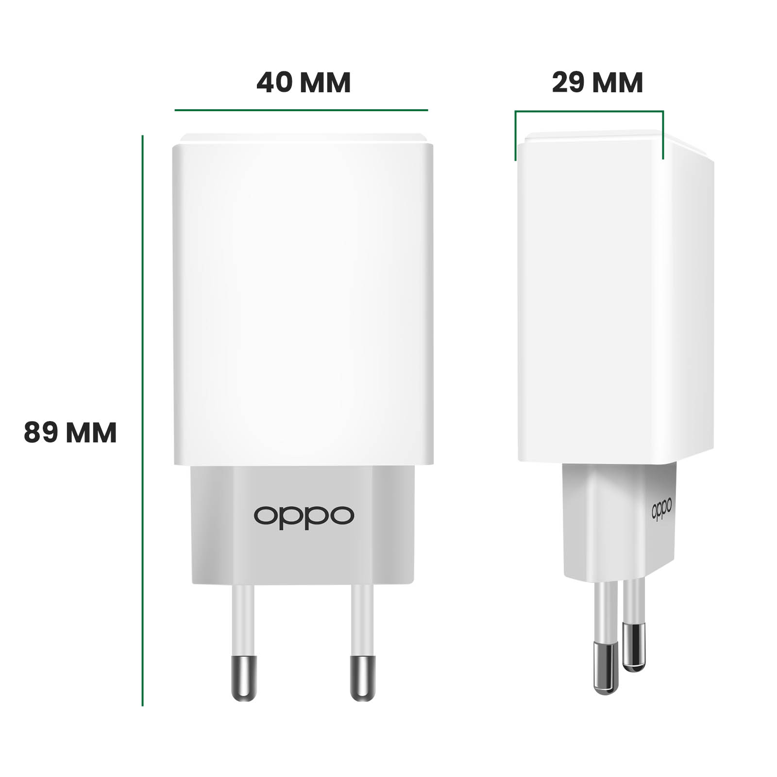 Oppo Caricabatterie Originale Usb Vcb8jaeh Supervooc 80w White Reno9 Pro Pro 7420037199080
