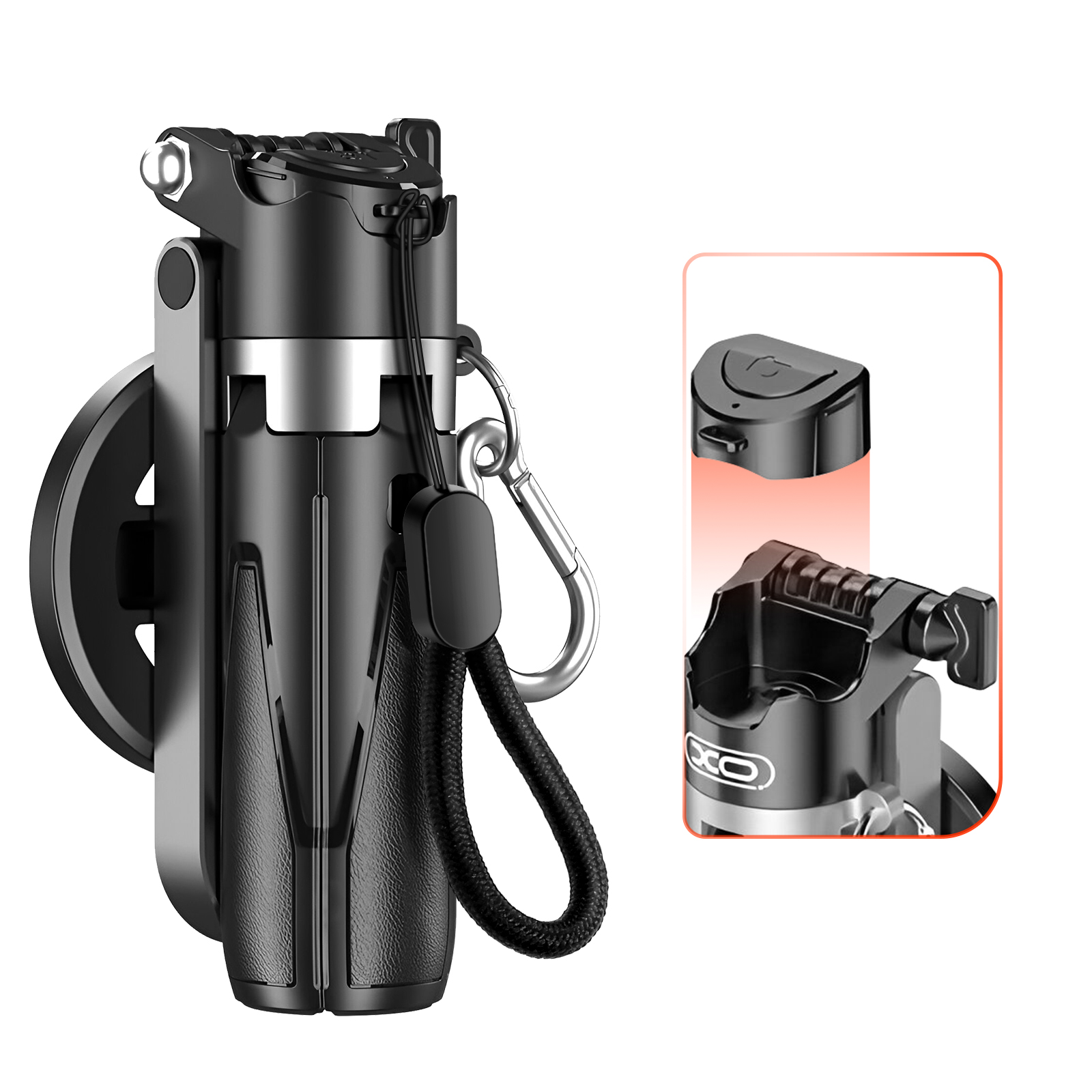 Asta Selfie e Treppiede Invisibili, Treppiede con Impugnatura Time e Asta di Prolunga, per Accessori X4, X3, ONE X2, ONE X, ONE RS