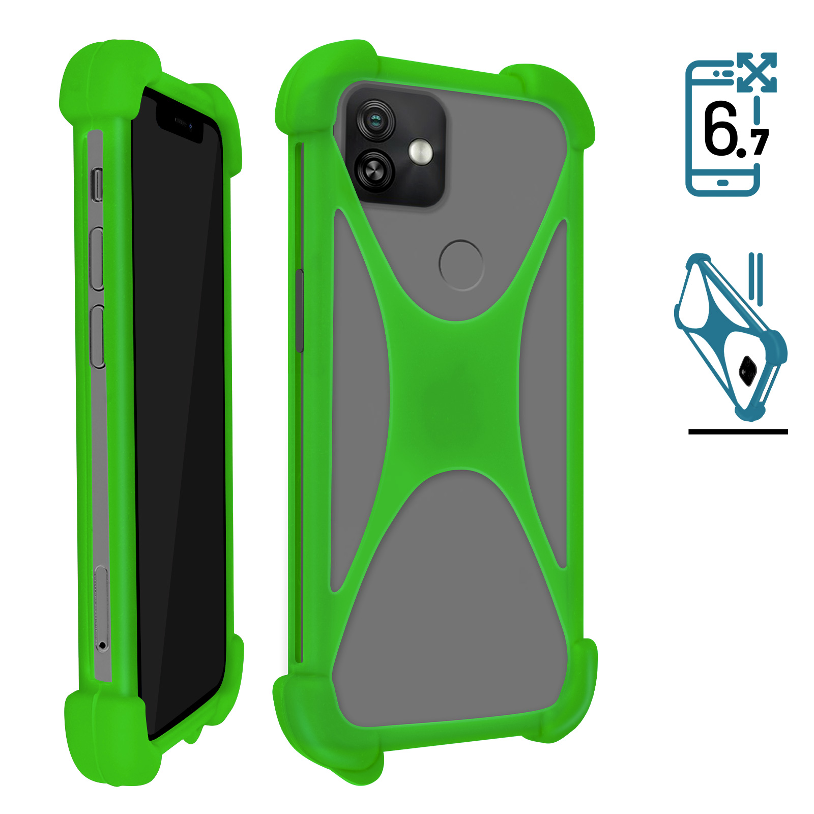 JEZSHTAI Cover per Wiko T10 Custodia in Silicone Antiurto Con Disegno Del Modello,Sottile Morbida in TPU Antigraffio Protettiva Case,B03