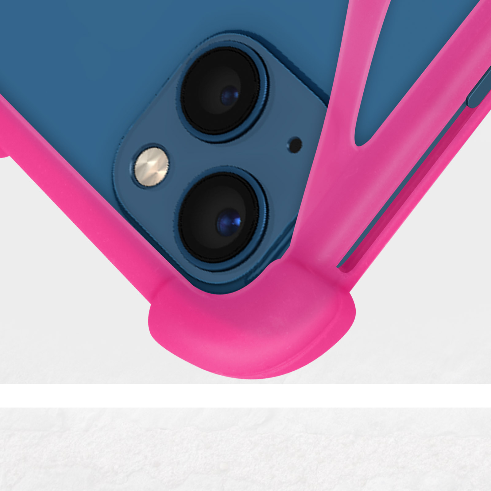 Coque Silicone Alcatel Pixi 4 Plus Power - Bumper Antichoc Bleu, Protection Renforcée Aux Coins - 9
