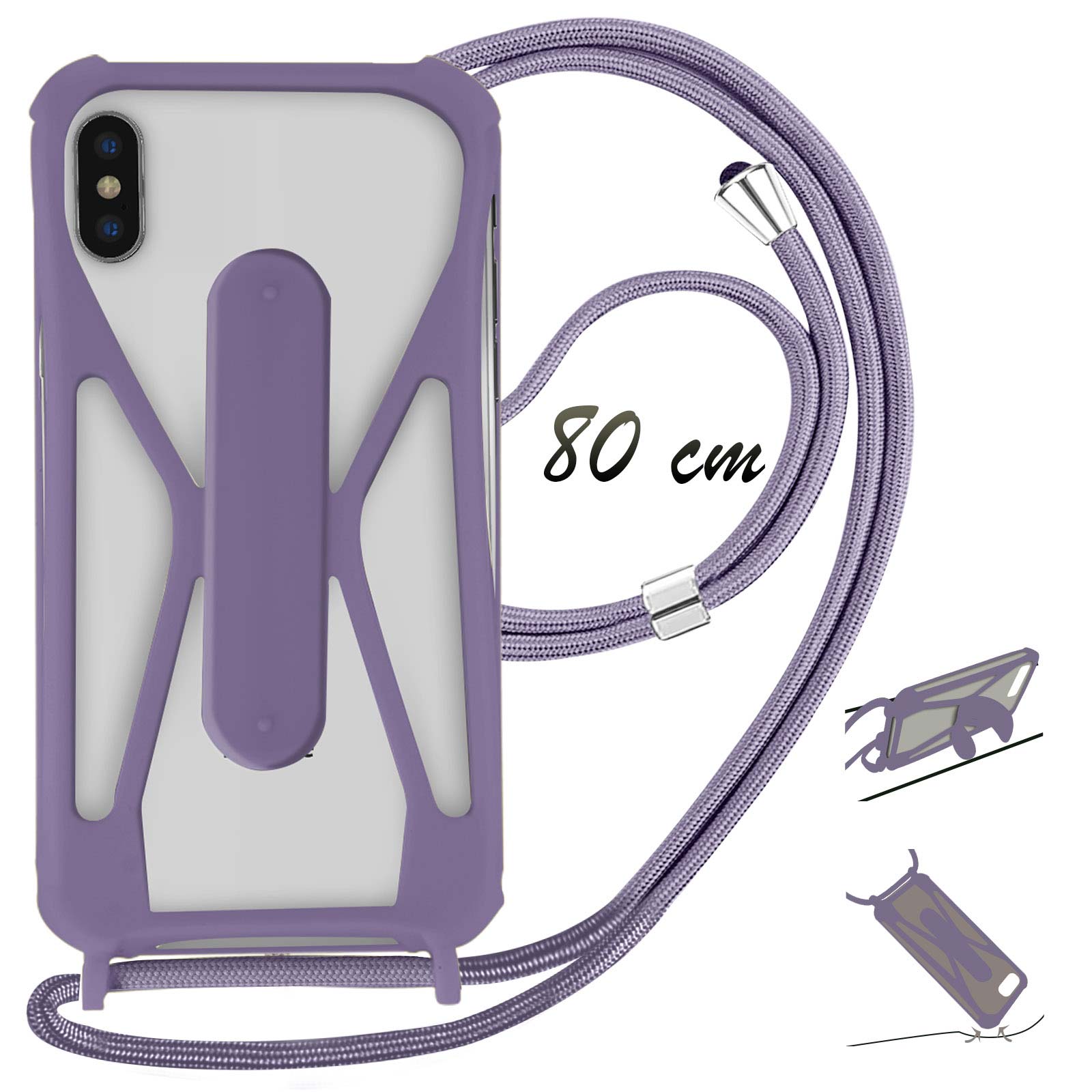 KANVOOS Cover Per IPhone 8 Plus/7 Plus, Custodia A Libro In Pelle PU Con Silicone TPU, Antiurto Flip Portafoglio (Blu - Foto 7