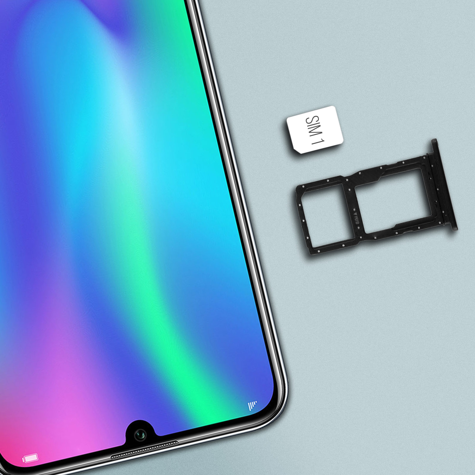 Tiroir Carte SIM Pour Huawei P Smart 2021 - Vert - Avec Outil D'éjection