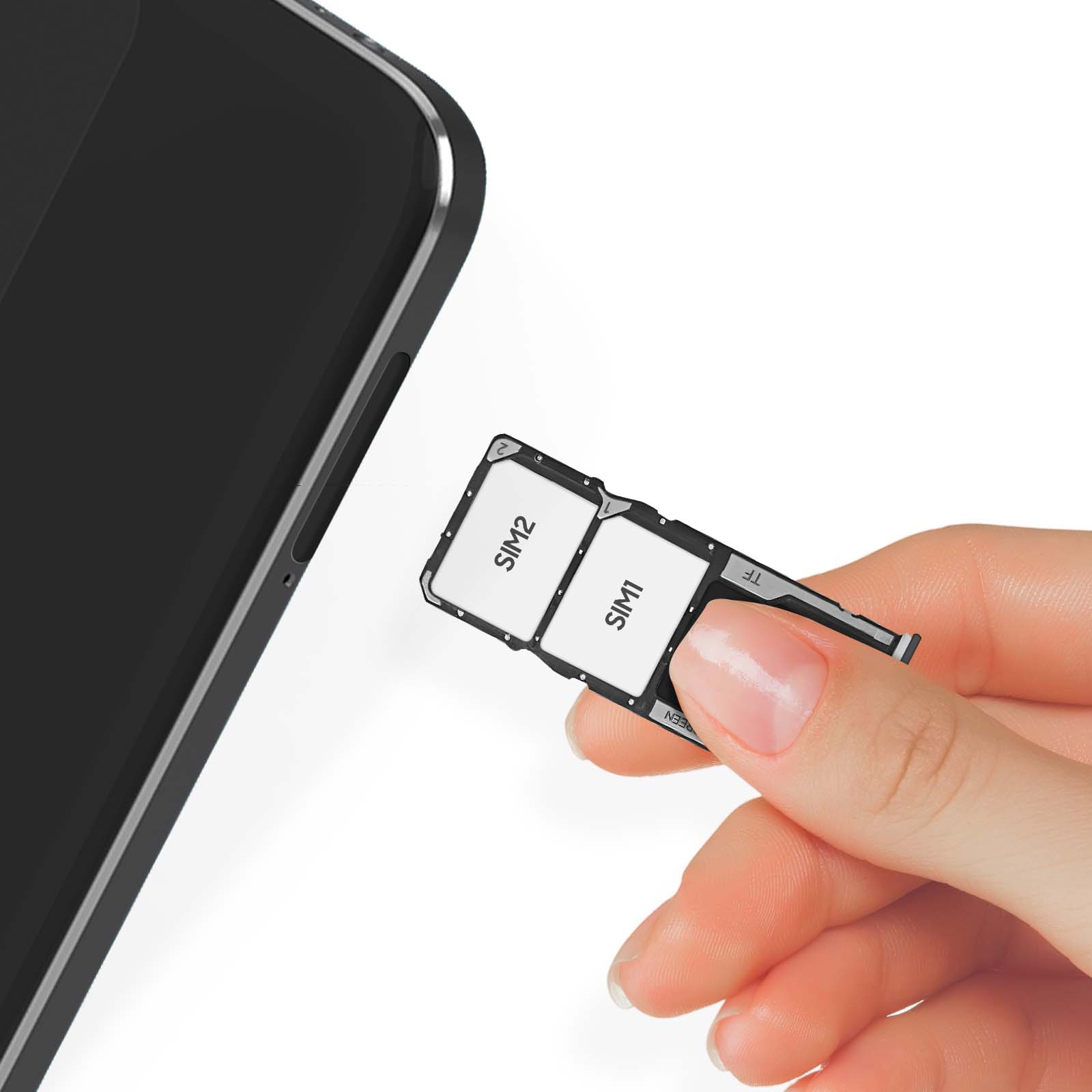 Tiroir Carte SIM Eonpam Pour Xiaomi Redmi Note 12S - Support Qualité Origine Remplacement Avec Aiguille SIM - 4