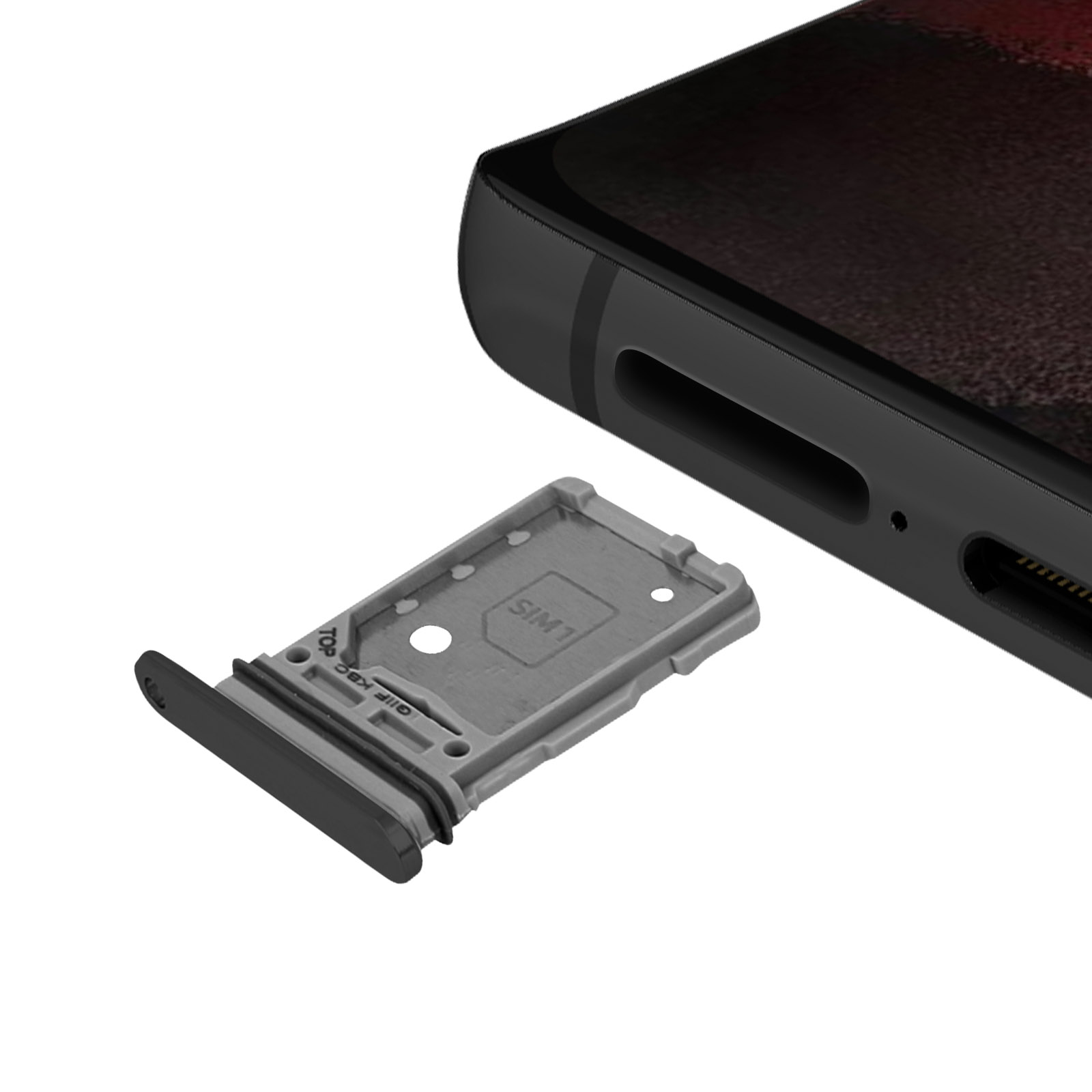 Tiroir Carte SIM Pour Sony Xperia XA1 Ultra - Noir, Neuf