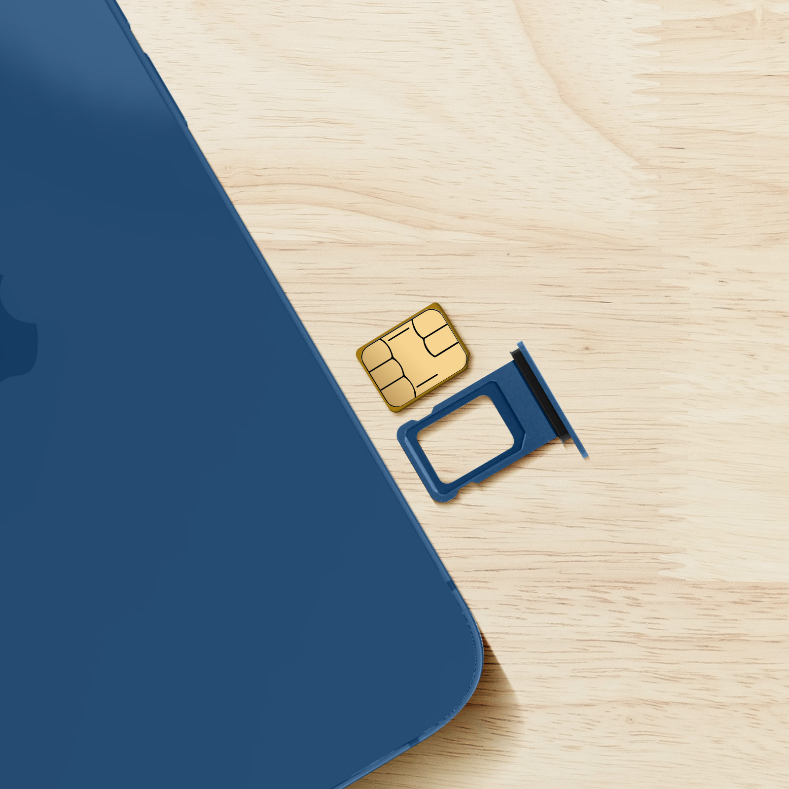 Slot Nano SIM per iPhone 13 Mini - Blu Mezzanotte - Italiano