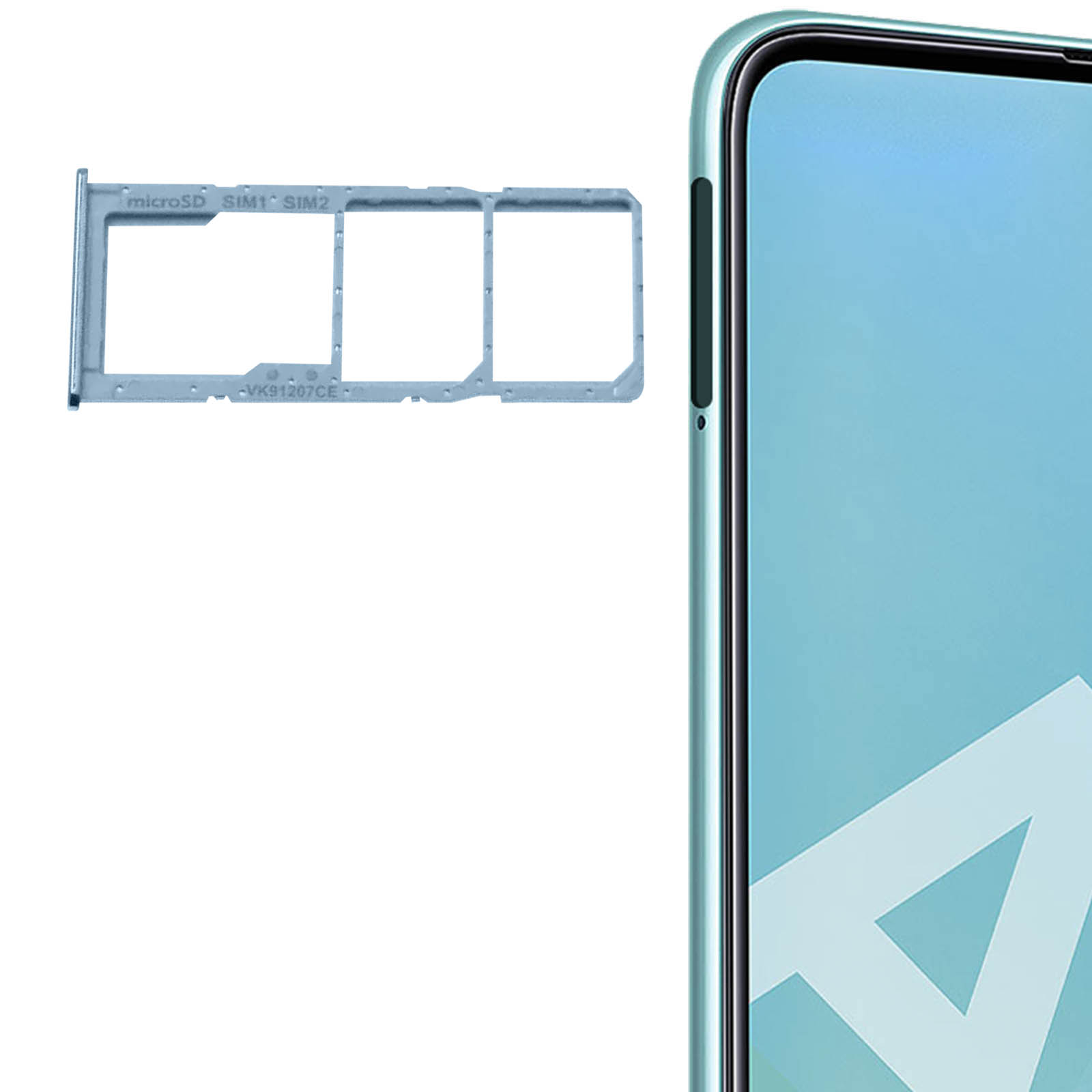 Bandeja SIM Samsung Galaxy A51 + Micro-SD – Azul - Spain