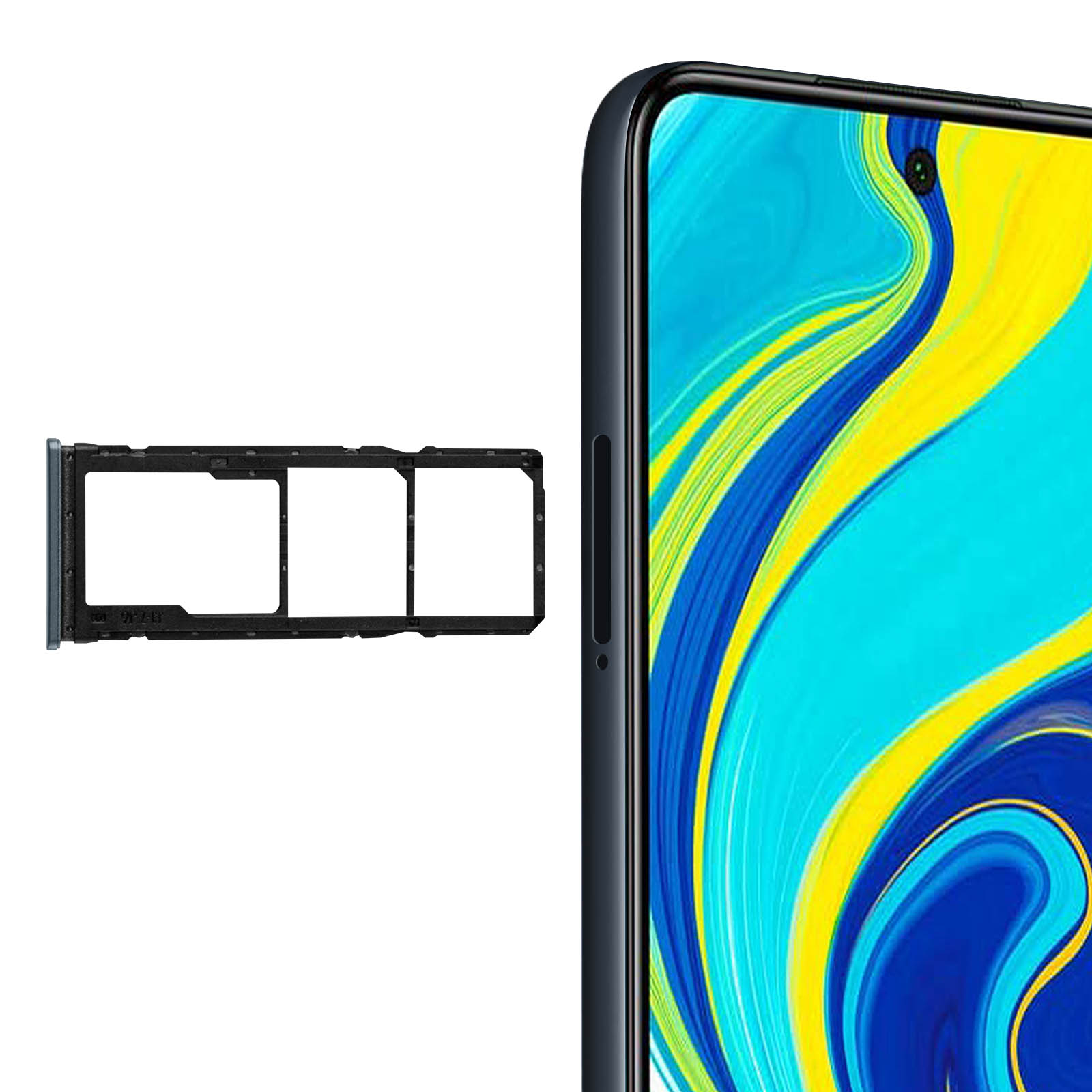 Slot scheda SIM Xiaomi Redmi Note 9S + Micro-SD, 100% Compatibile