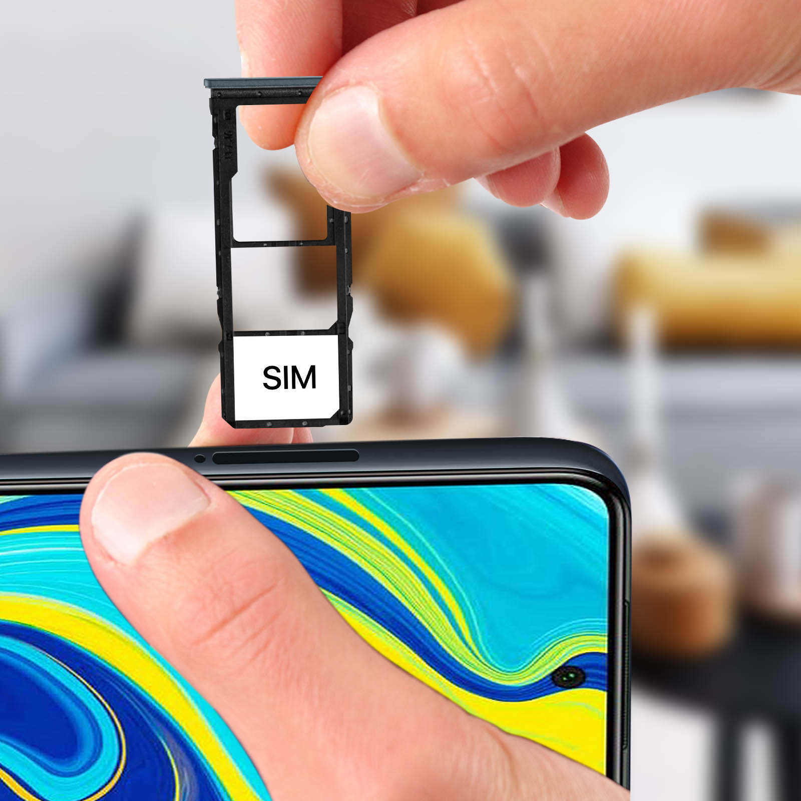 Slot scheda SIM Xiaomi Redmi Note 9S + Micro-SD, 100% Compatibile