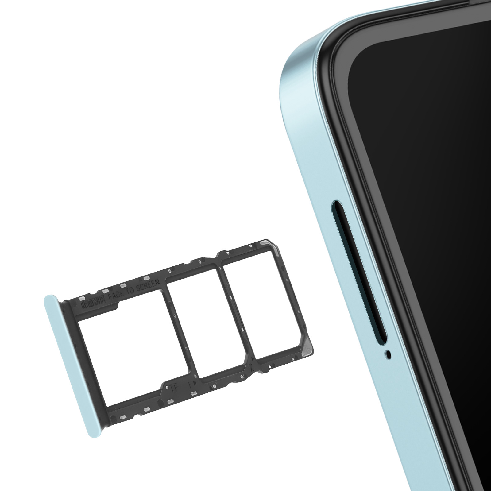 Tiroir Carte SIM Pour Xiaomi Redmi 5 - Noir, Pièce De Remplacement Neuve (modèle Universel)