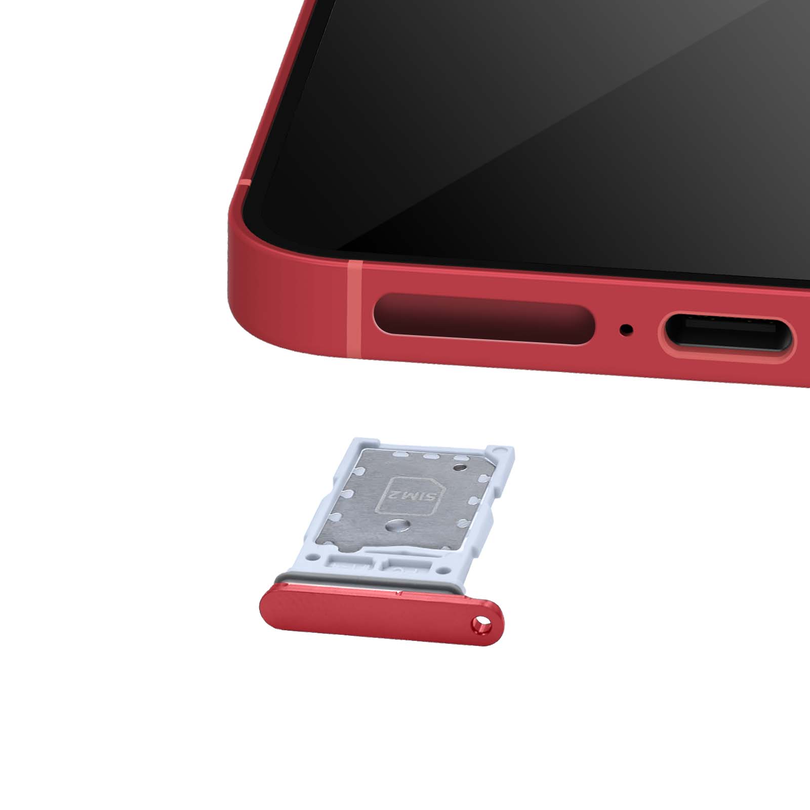 Tiroir SIM Pour IPhone XR - Corail - Pièce Neuve Générique (A1984, A2105, Etc.)
