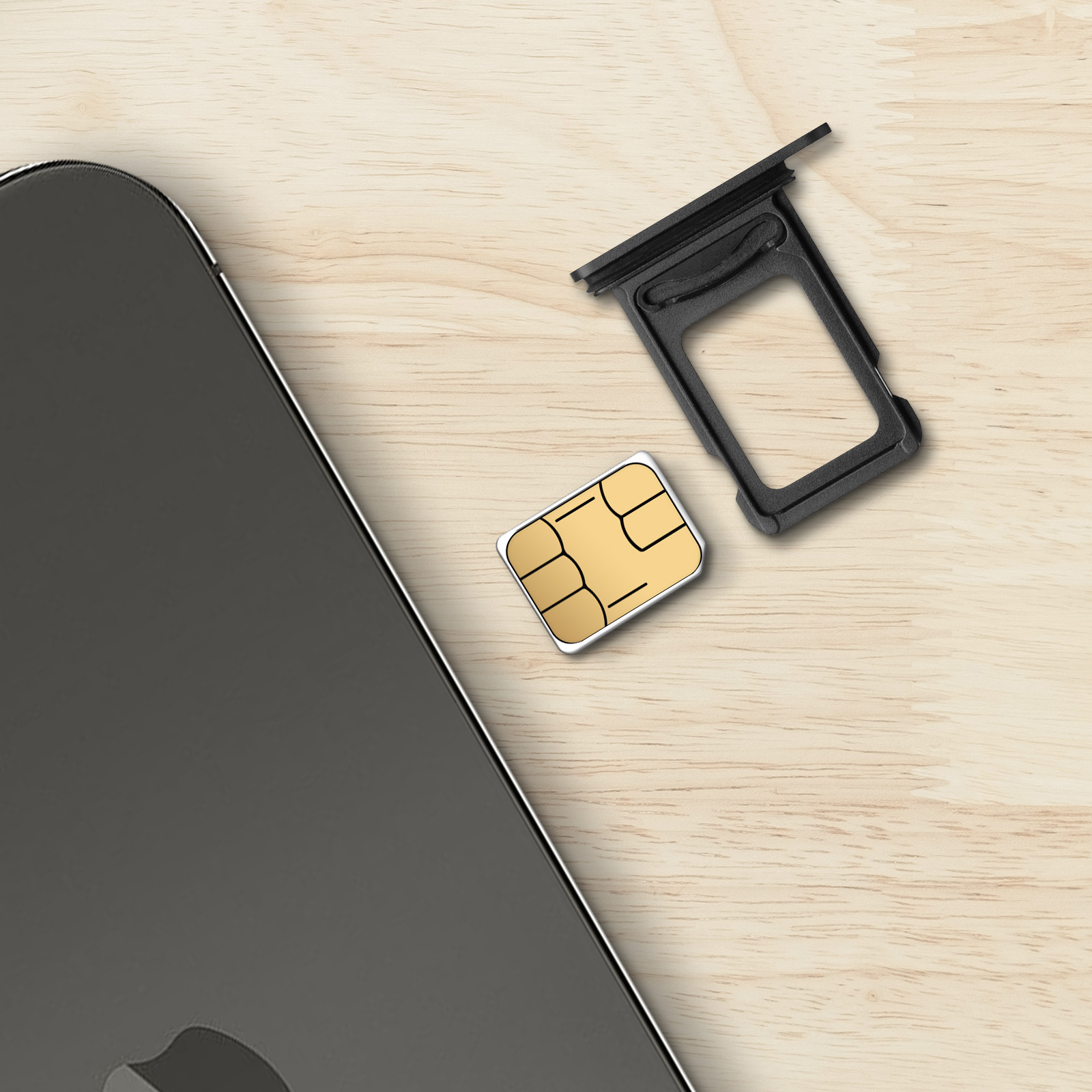 Lettore Schede SIM Ricambio Per IPhone 13 - Componente Interno Originale