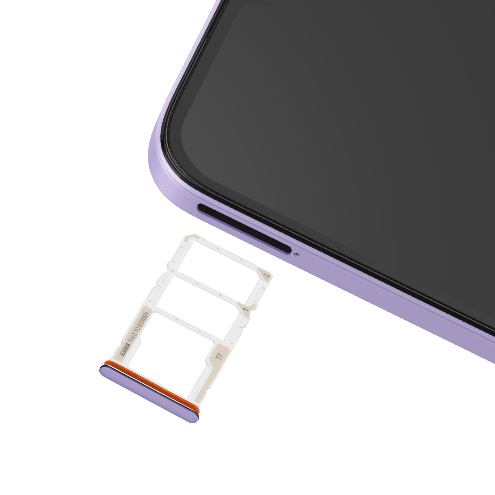 Vassoio Porta SIM E MicroSD Per Xiaomi Redmi 13C 4G E Poco C65 – Alloggio Per 2 Nano SIM + 1 Scheda Memory (Blu)