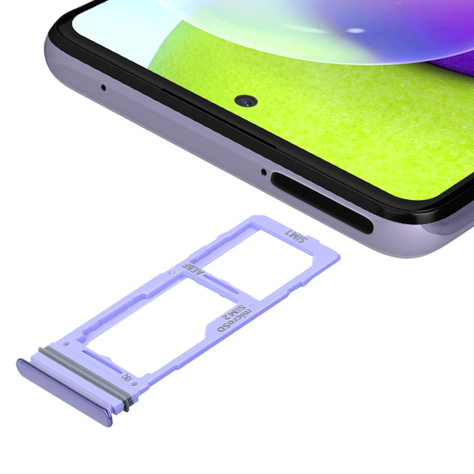 Tiroir Carte SIM De Remplacement Original Pour Xiaomi 12 (2201123G) - Double Nano-SIM, Bleu