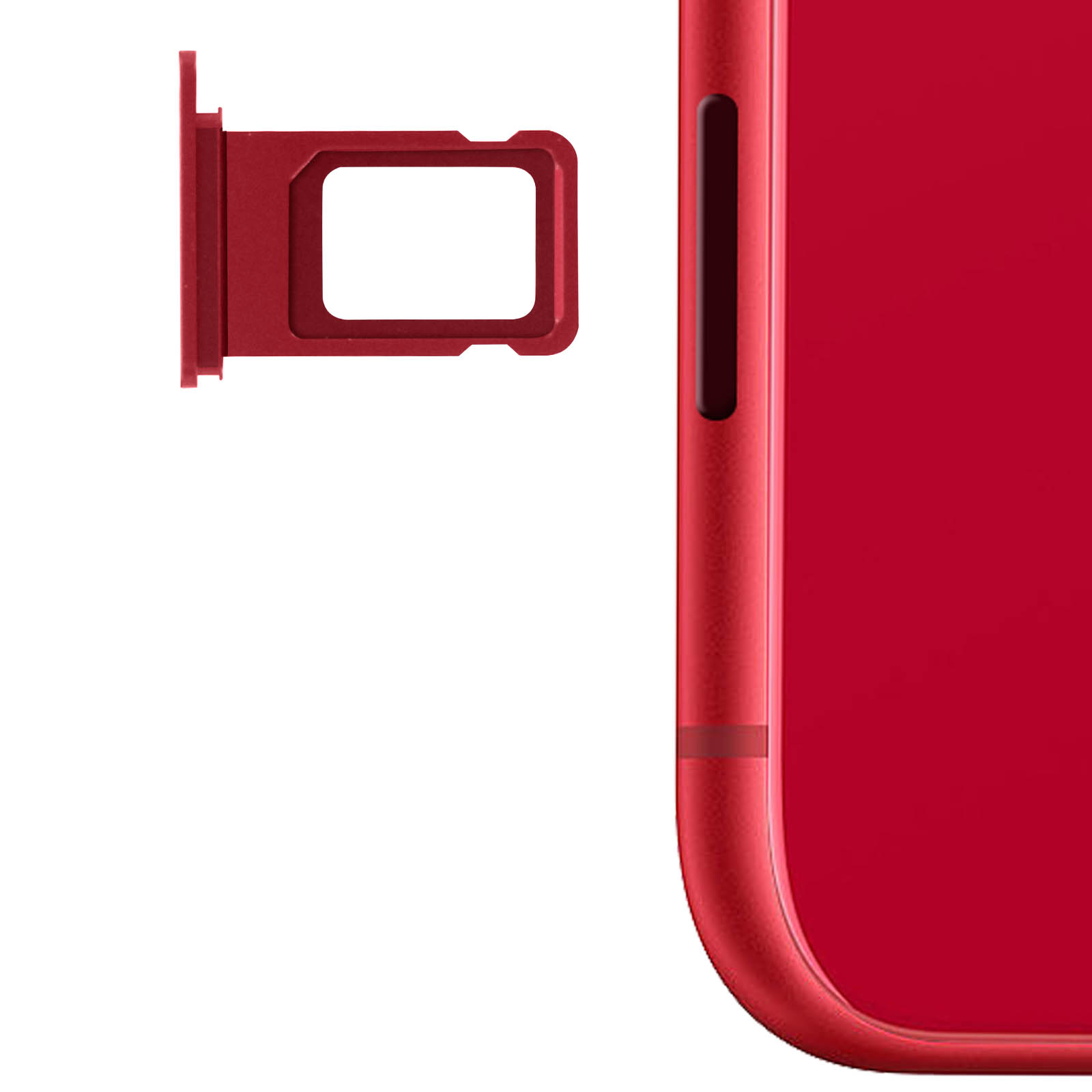 Lecteur de carte SIM pour iPhone 11 13 Pro Max 14 15 16 Plus 12 Mini XR, 2 pièces, double emplacement pour carte SIM, adaptateur interne avec câble flexible  509
