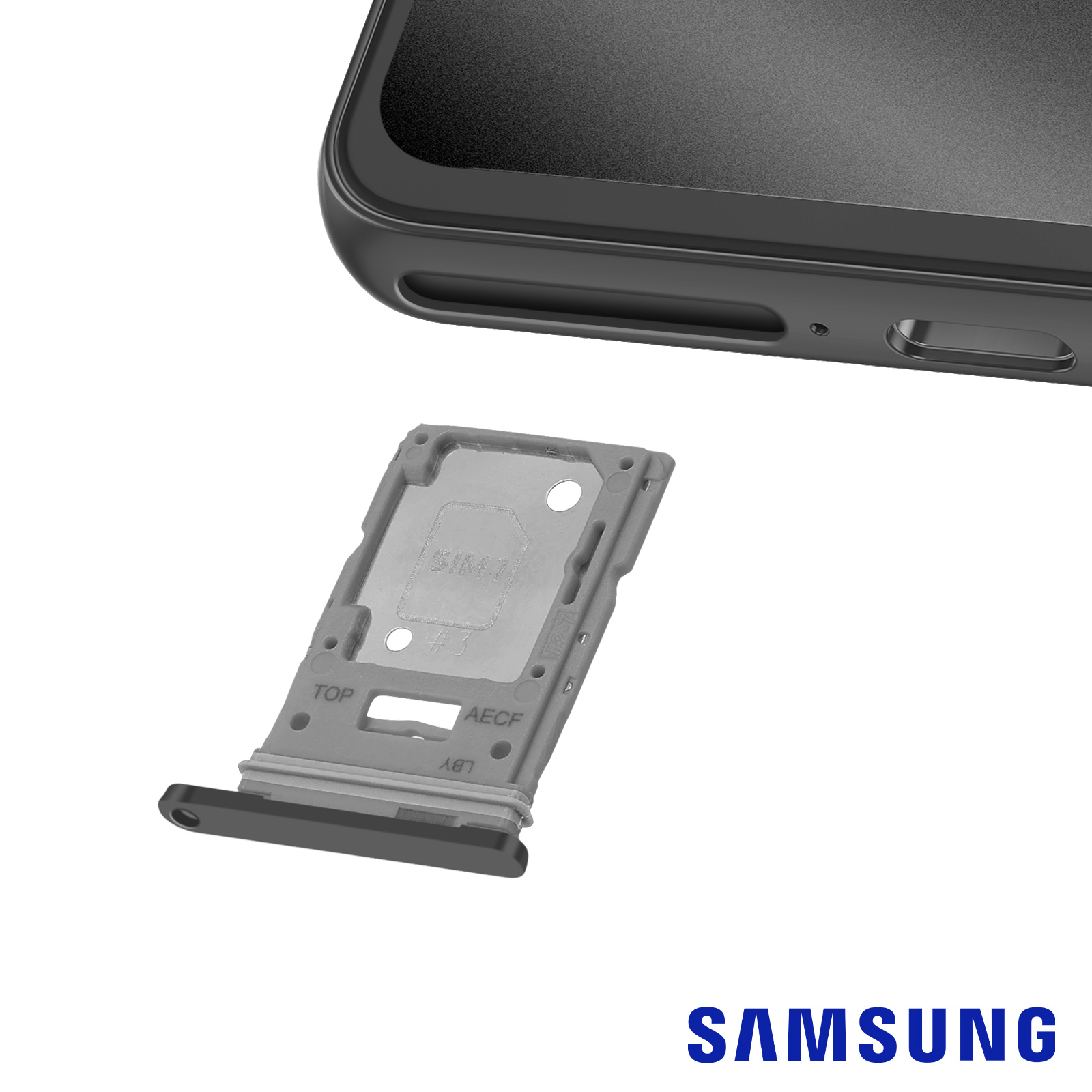Tiroir carte SIM original Samsung Galaxy A53 - Noir (Service Pack