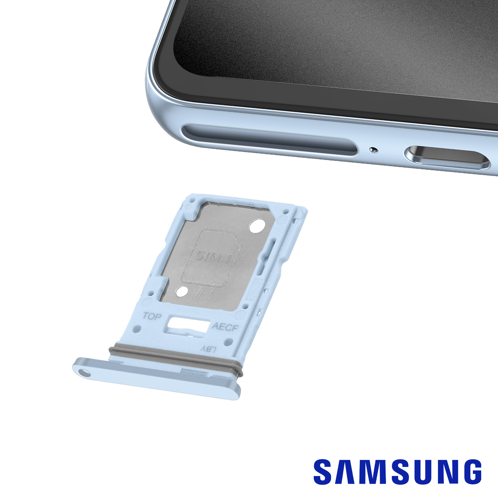 Tiroir carte SIM original Samsung Galaxy A53 - Bleu (Service Pack