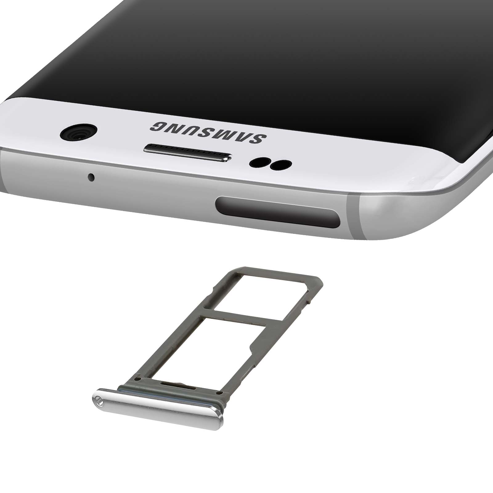 Bandeja SIM Samsung Galaxy S7 Edge - Plata - Spain