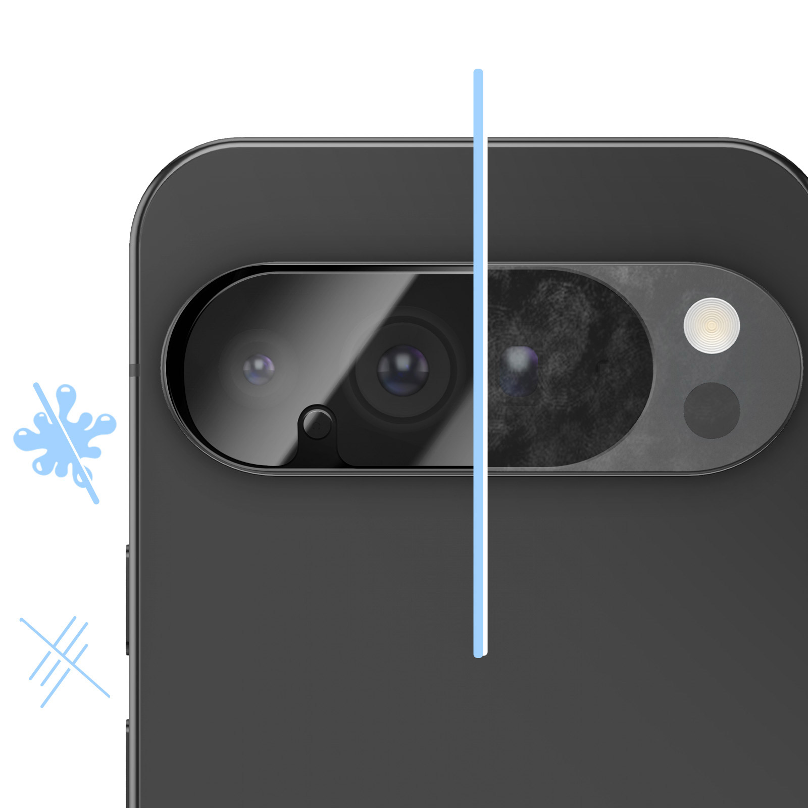 Privacy Pellicola Protettiva per Google Pixel 10 Pro XL [2 Pezzi], Privacy Vetro Temperato, Compatibile ID Impronte Digitali, Durezza 9H, Anti-Spia Protezione Schermo per Google Pixel 10 Pro XL