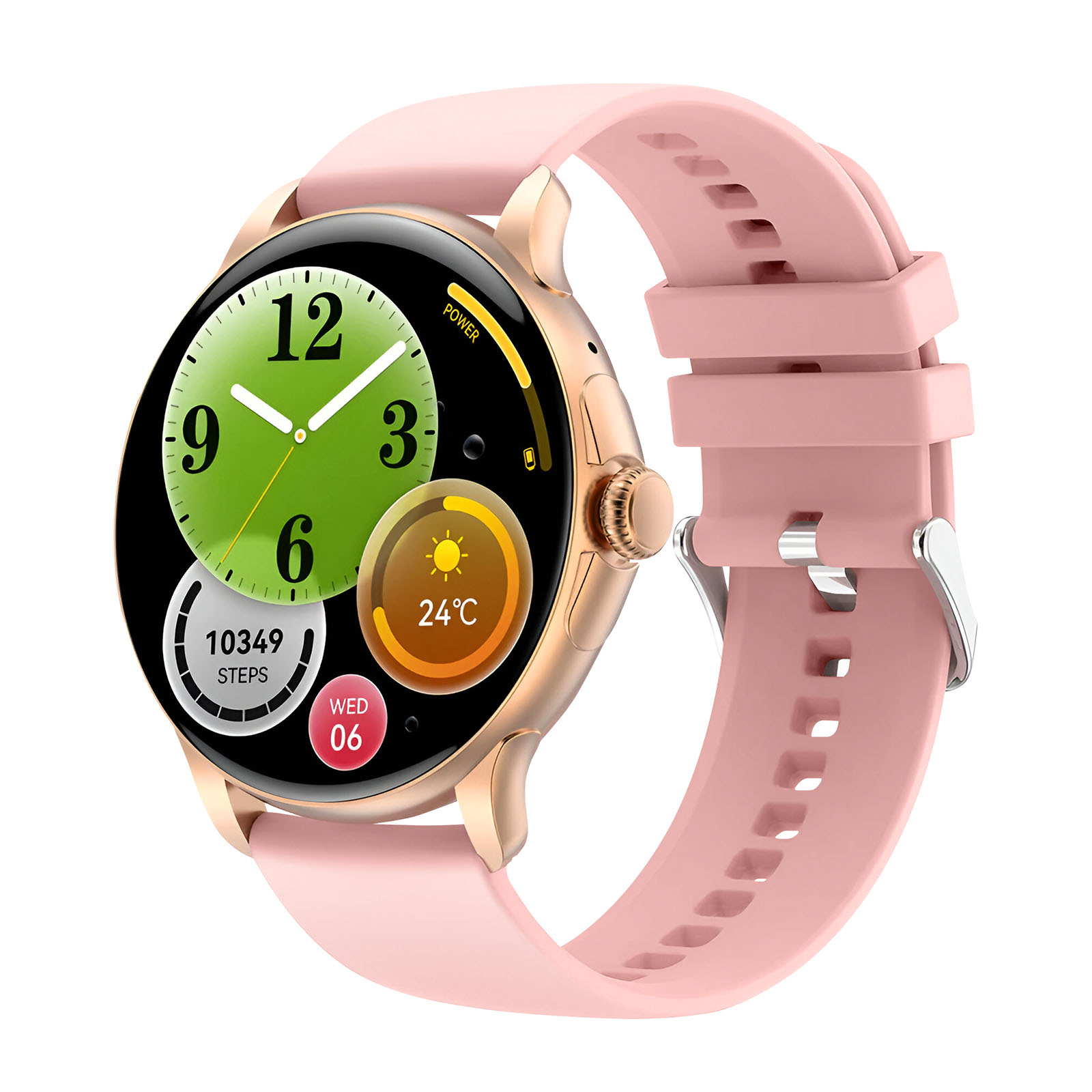 Montre Connectée Desercat 40mm, Noir, Compatible IPhone Et Android - Neuf