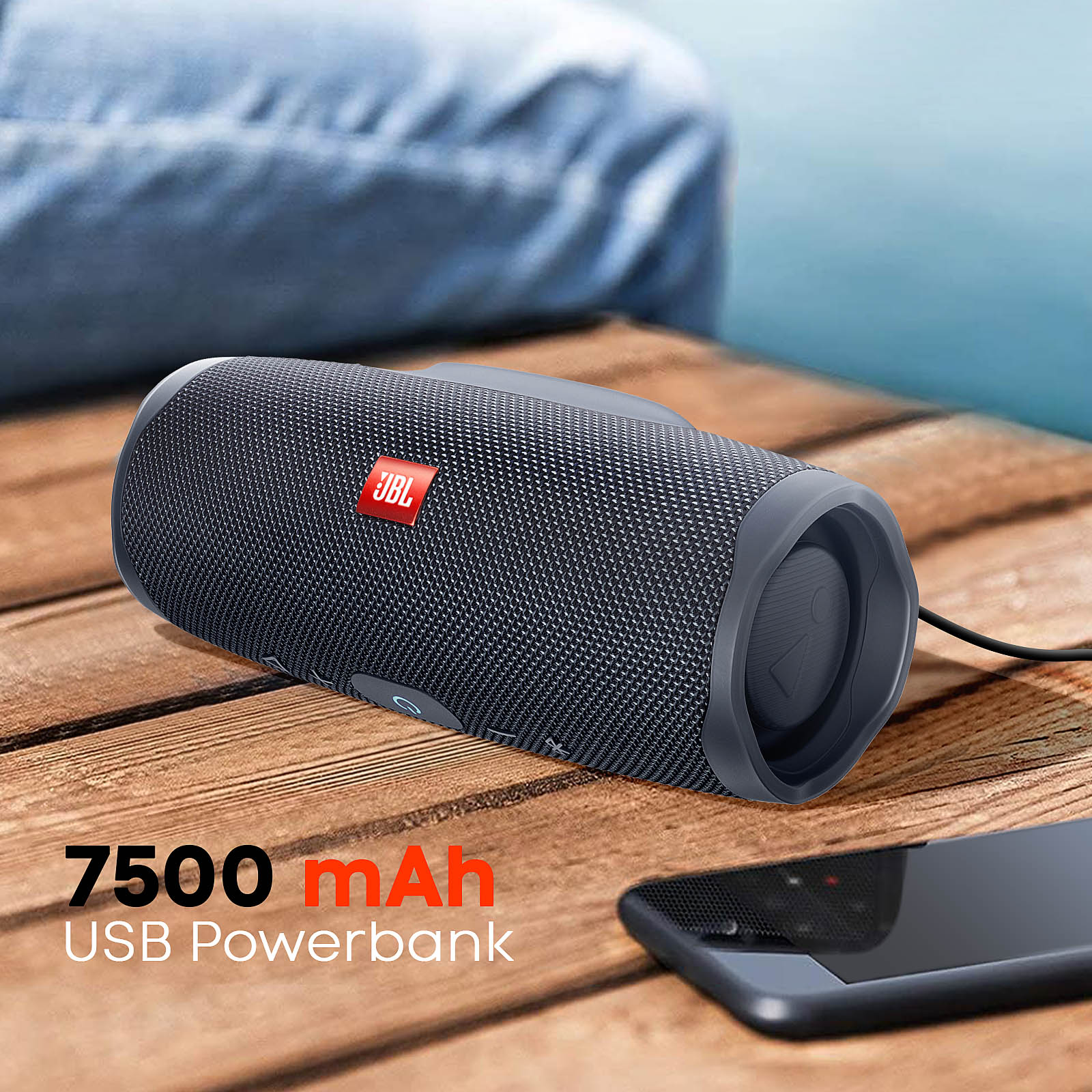 Altavoz Bluetooth JBL Charge Essential 2 - impermeable IPX7