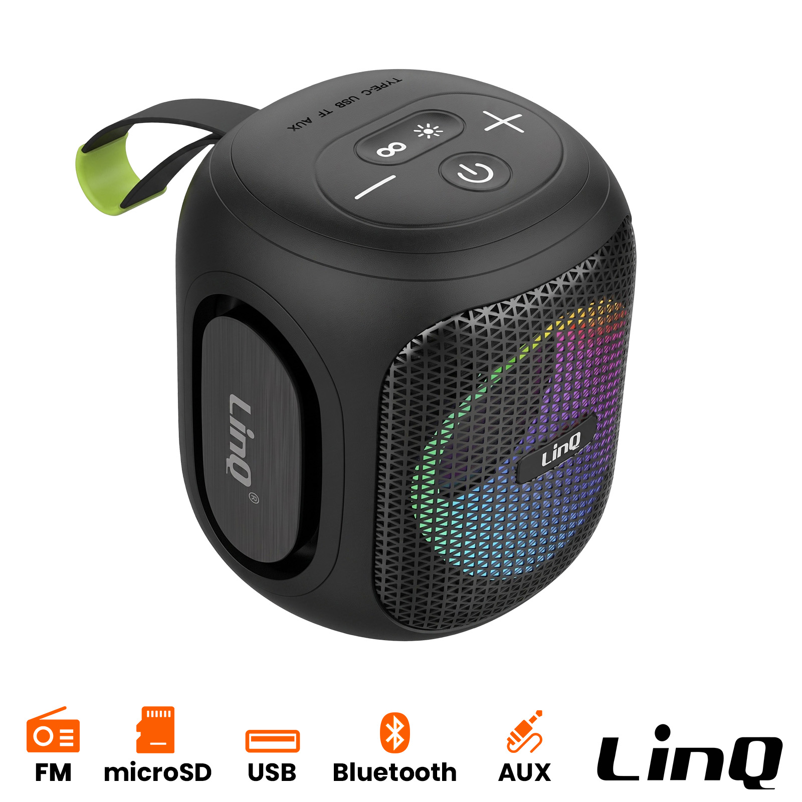 TELLUR Loop Cassa Bluetooth Portatile Stereo, 10W, Tecnologia True Wireless Stereo, Altoparlante Portatile, Funzione Vivavoce, USB, MicroSD/TF, Jack TELLUR Loop Cassa Bluetooth Portatile Stereo, 10W, Tecnologia True Wireless Stereo, Altoparlante Portatile, Funzione Vivavoce, USB, MicroSD/TF, Jack