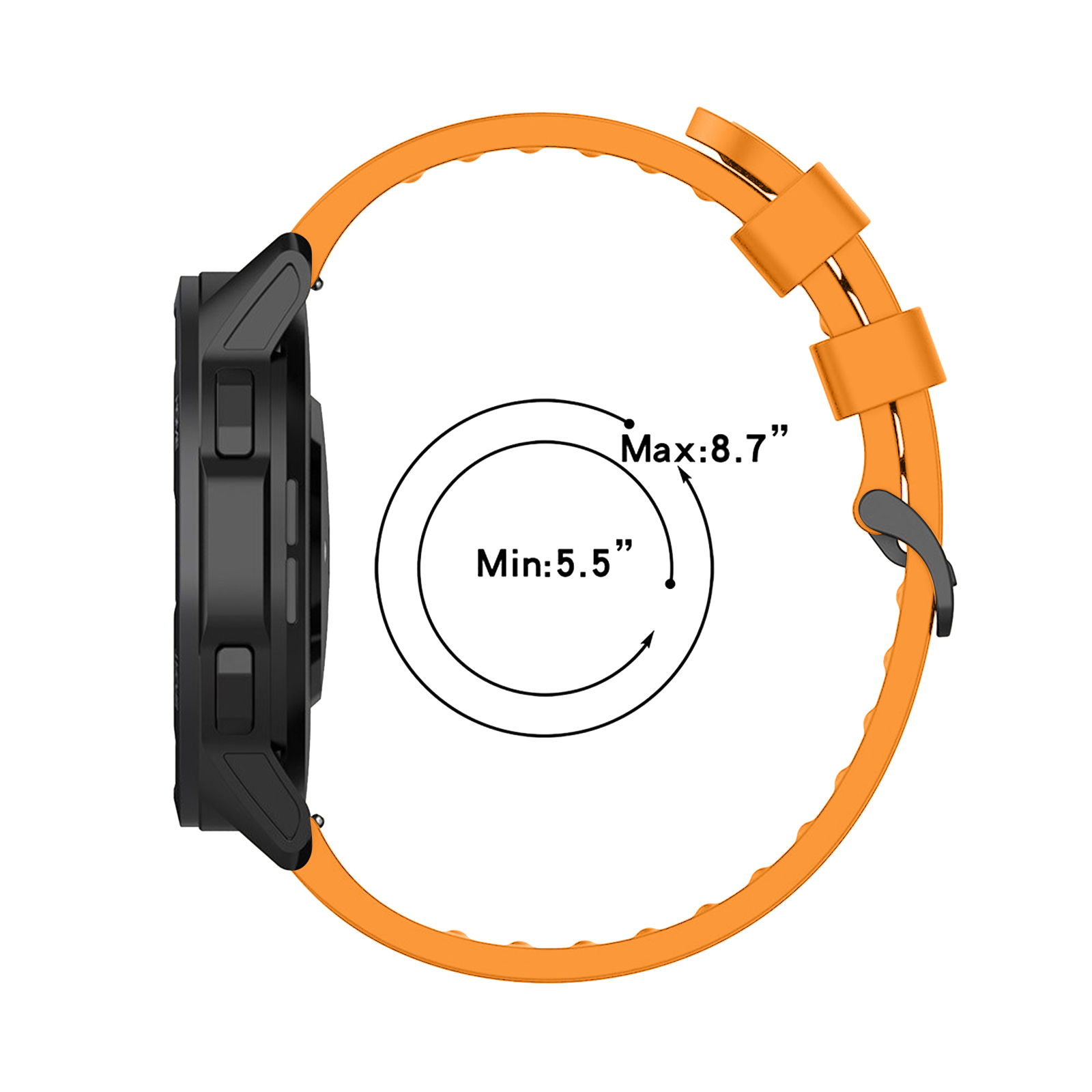 Cinturino in silicone per Xiaomi Watch S1 Active / Watch Colour 2 Nero Cinturino in silicone per Xiaomi Watch S1 Active / Watch Colour 2 Nero