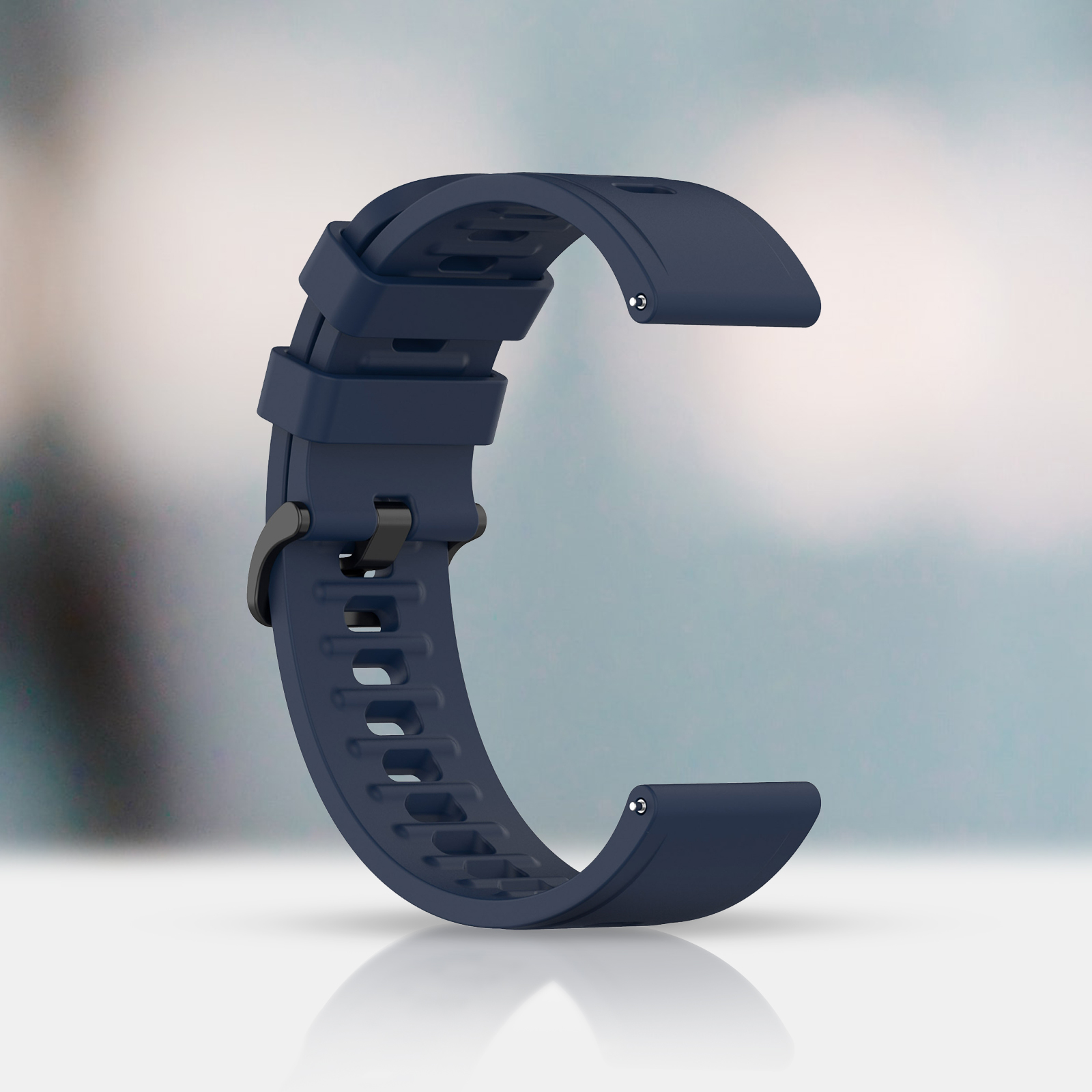 Cinturino In Silicone 22mm Per Xiaomi S1 Active E Watch Color 2 – Sgancio Rapido, Nero, Verde Scuro